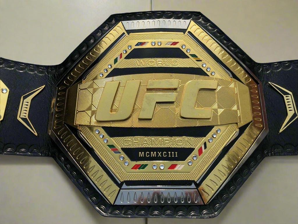 UFC 322 Championship Belt Adult Real Leather 4MM, Overige, Vechtsportmateriaal, Nieuw, Maat M