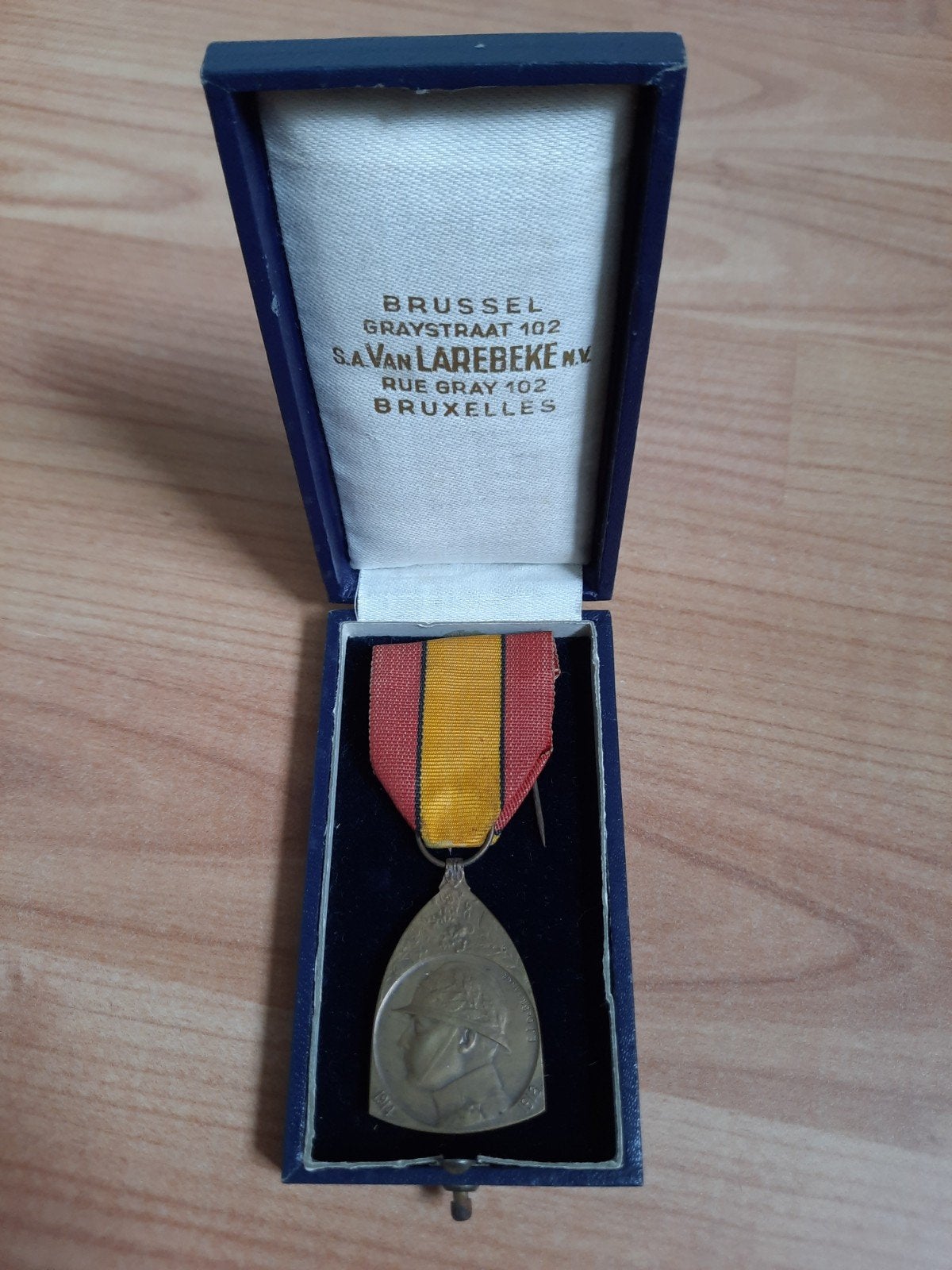 Belgische medaille Commemorative de la guerre, Ophalen of Verzenden, Overige materialen