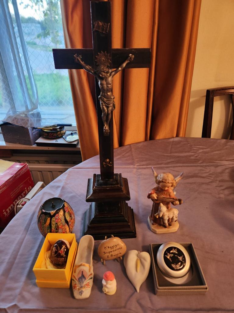 Diverse religieuze en decoratieve items, Antiek en Kunst, Ophalen of Verzenden