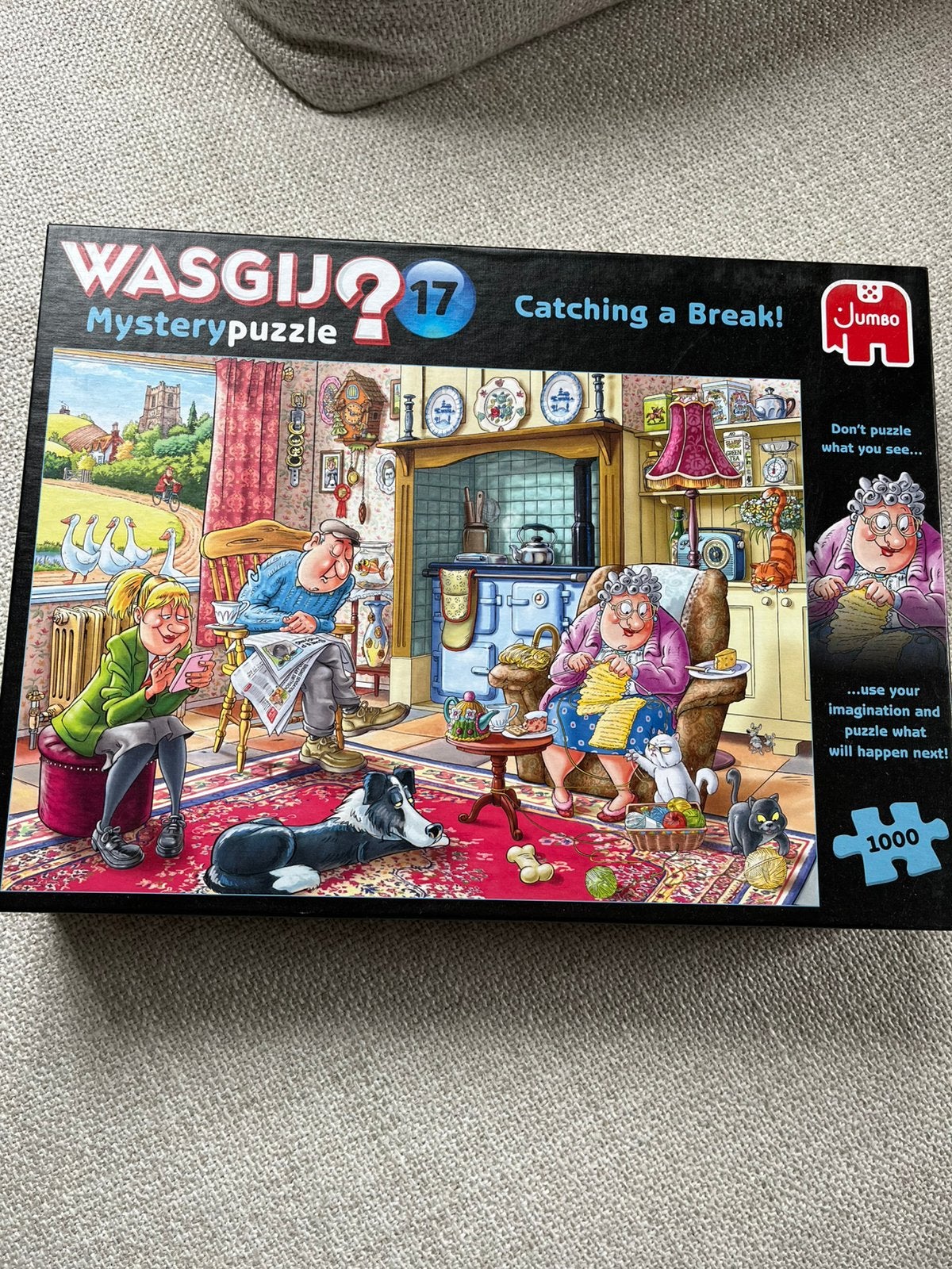 Wasgij Mystery puzzel nr 17, Ophalen of Verzenden, 500 t/m 1500 stukjes, Zo goed als nieuw