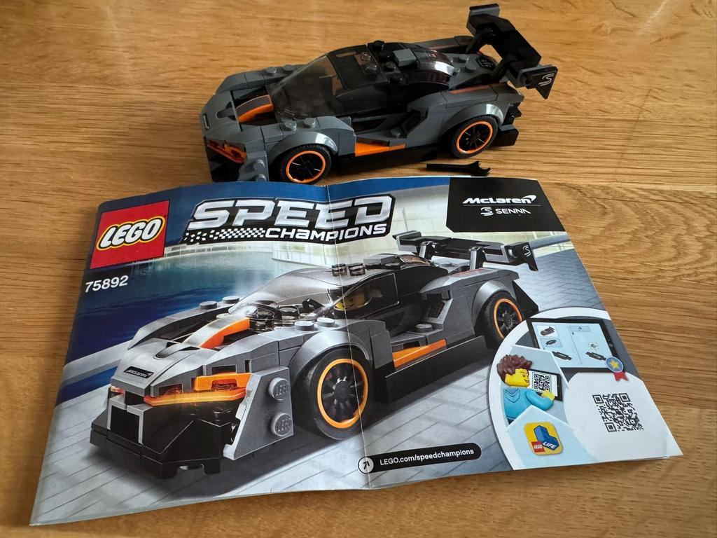 Lego speed champions 75892, mclaren, Ophalen of Verzenden, Zo goed als nieuw