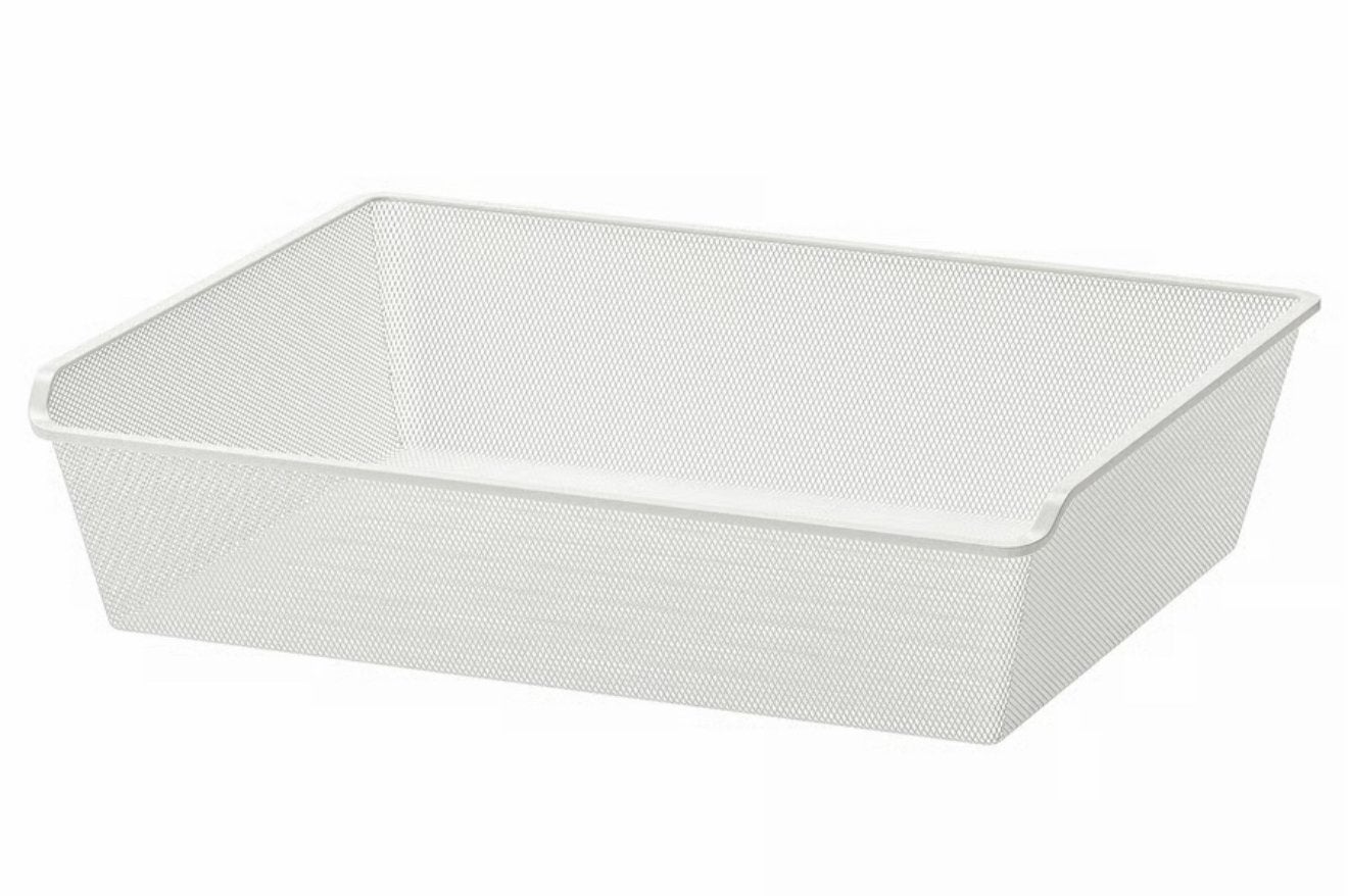 IKEA KOMPLEMENT Fijndraadmand wit 75x58 cm, Ophalen, Zo goed als nieuw