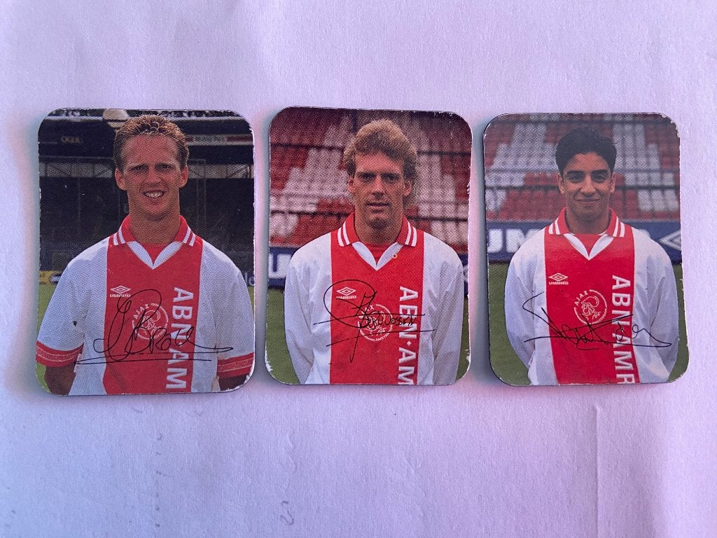 Vintage oud Ajax magneet plaatjes, Ophalen of Verzenden, Zo goed als nieuw, Ajax, Overige typen