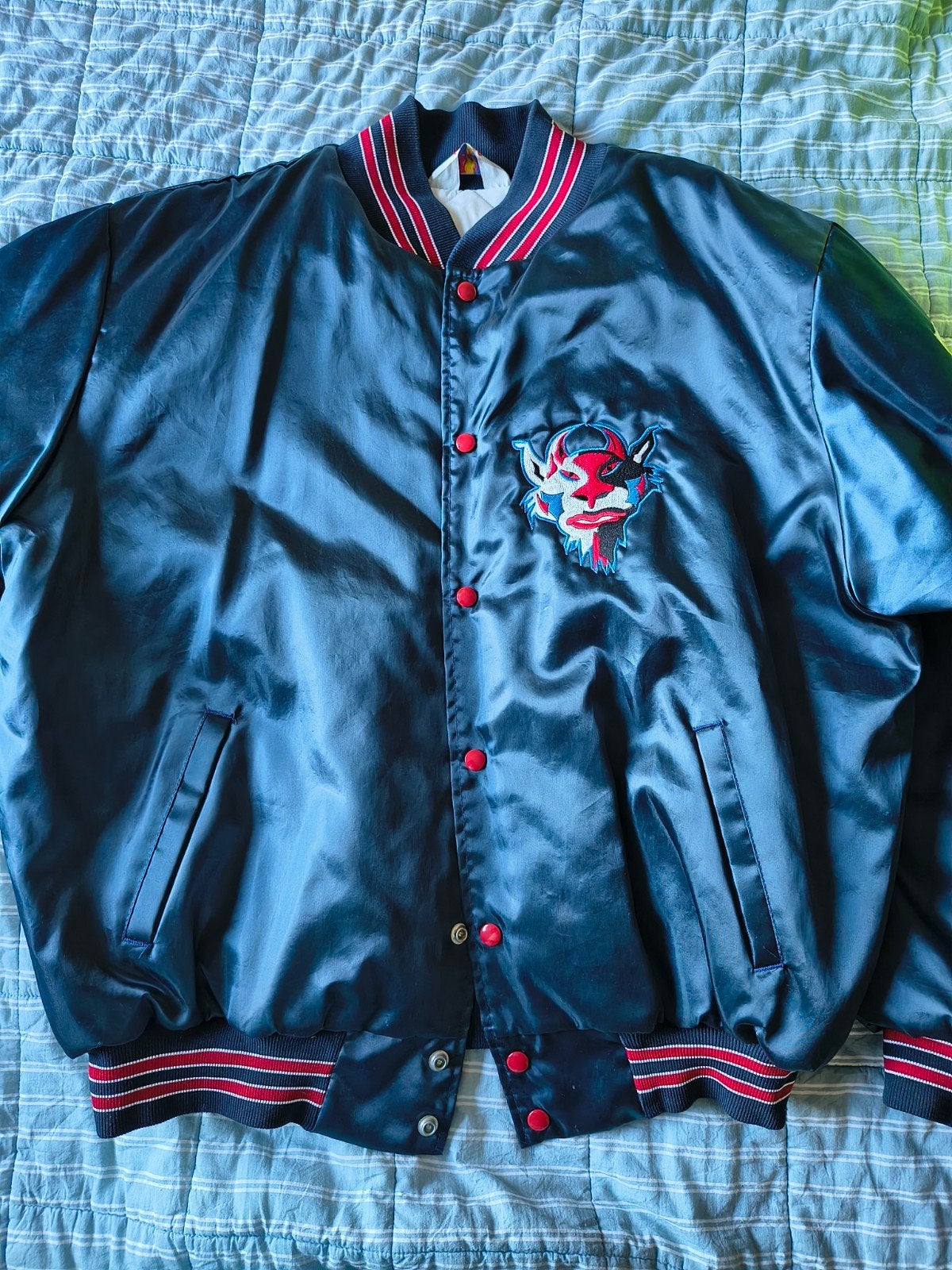 baseball jas, Ophalen, Zo goed als nieuw, Overige maten, Blauw