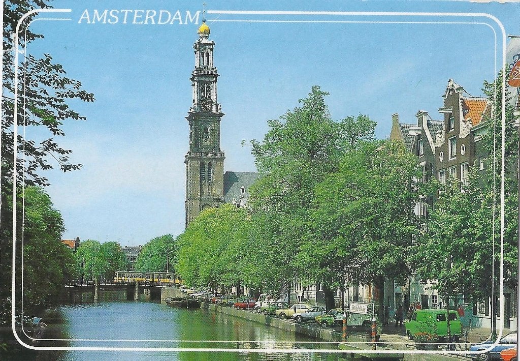 Sus155 gelopen ansichtkaart Amsterdam, Ophalen of Verzenden, 1980 tot heden, Gelopen, Noord-Holland