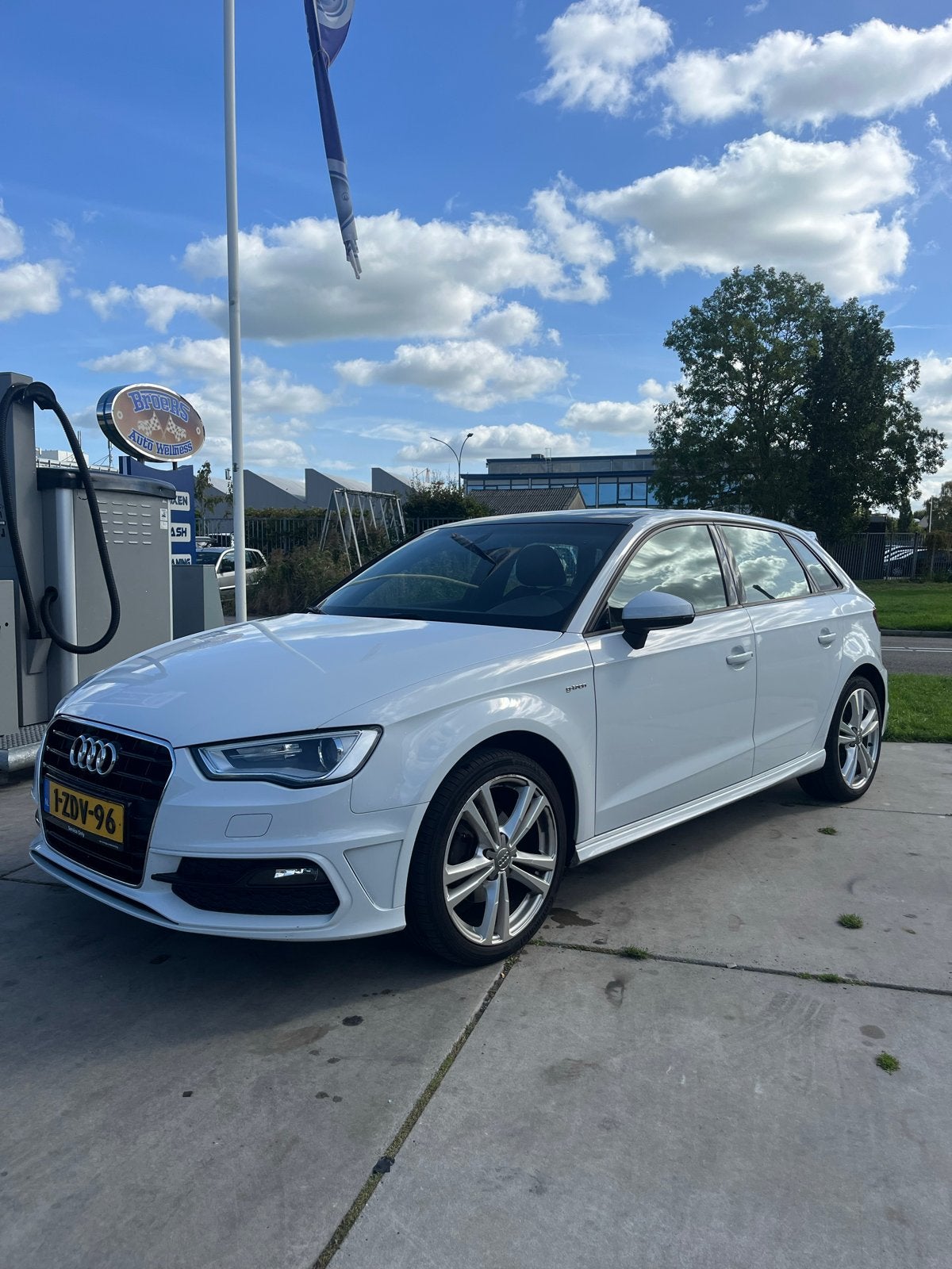 Audi A3 1.4TFSI G-tron S-tronic 2014, Auto's, 4 cilinders, Overige brandstoffen, Wit, Origineel Nederlands