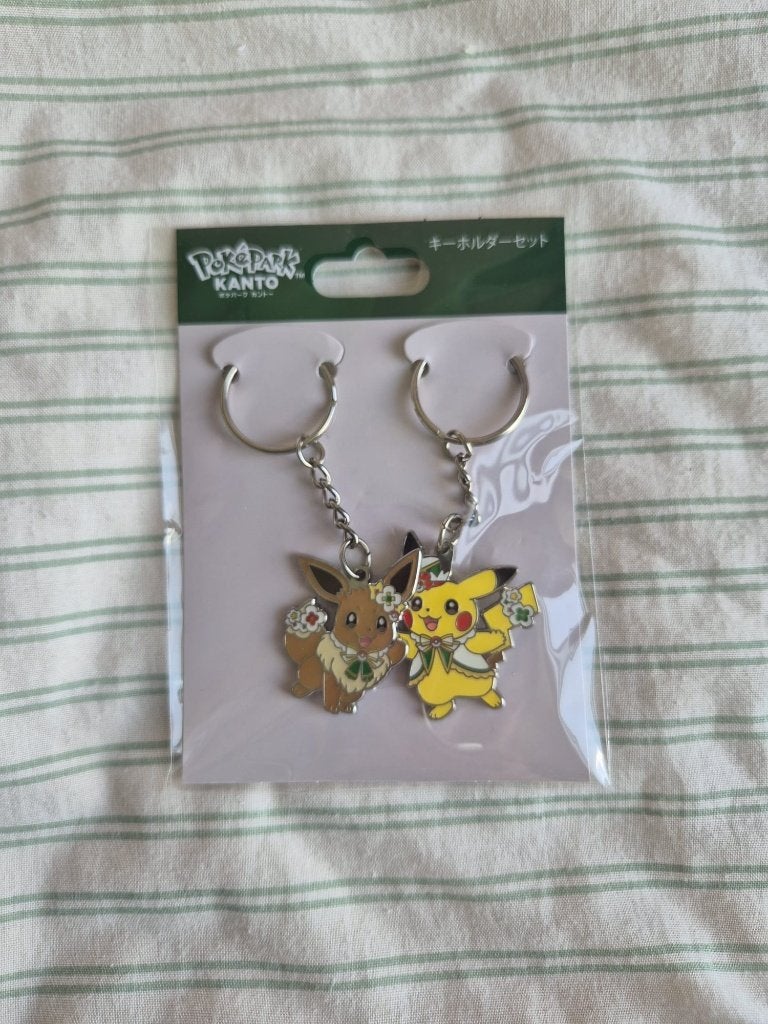 Pokepark Kanto Pikachu Eevee Keychains, Ophalen of Verzenden, Nieuw