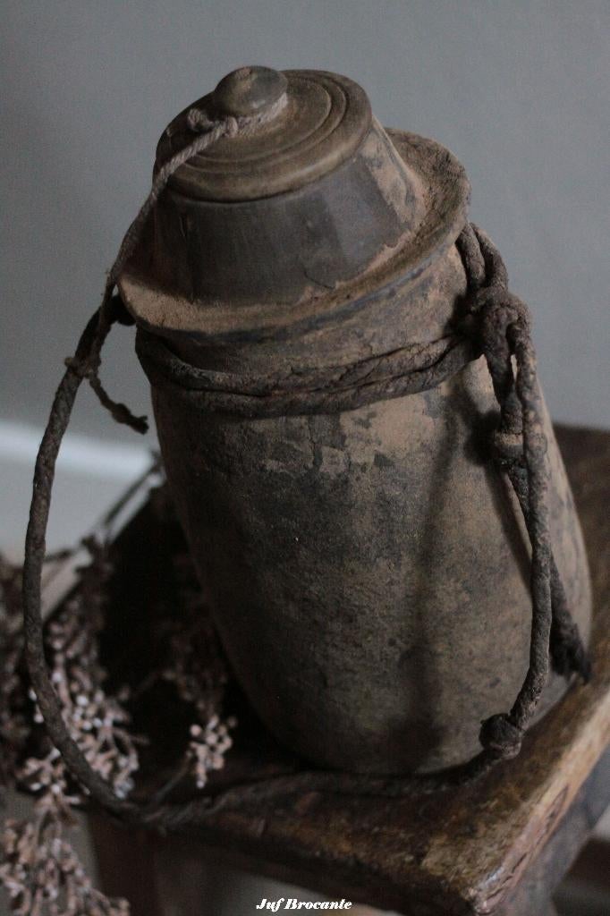 Nepalese kruiken /Nepalese potten met deksel, Huis en Inrichting, Www.jufbrocante.nl, Www.jufbrocante.nl, Nieuw, Ophalen of Verzenden