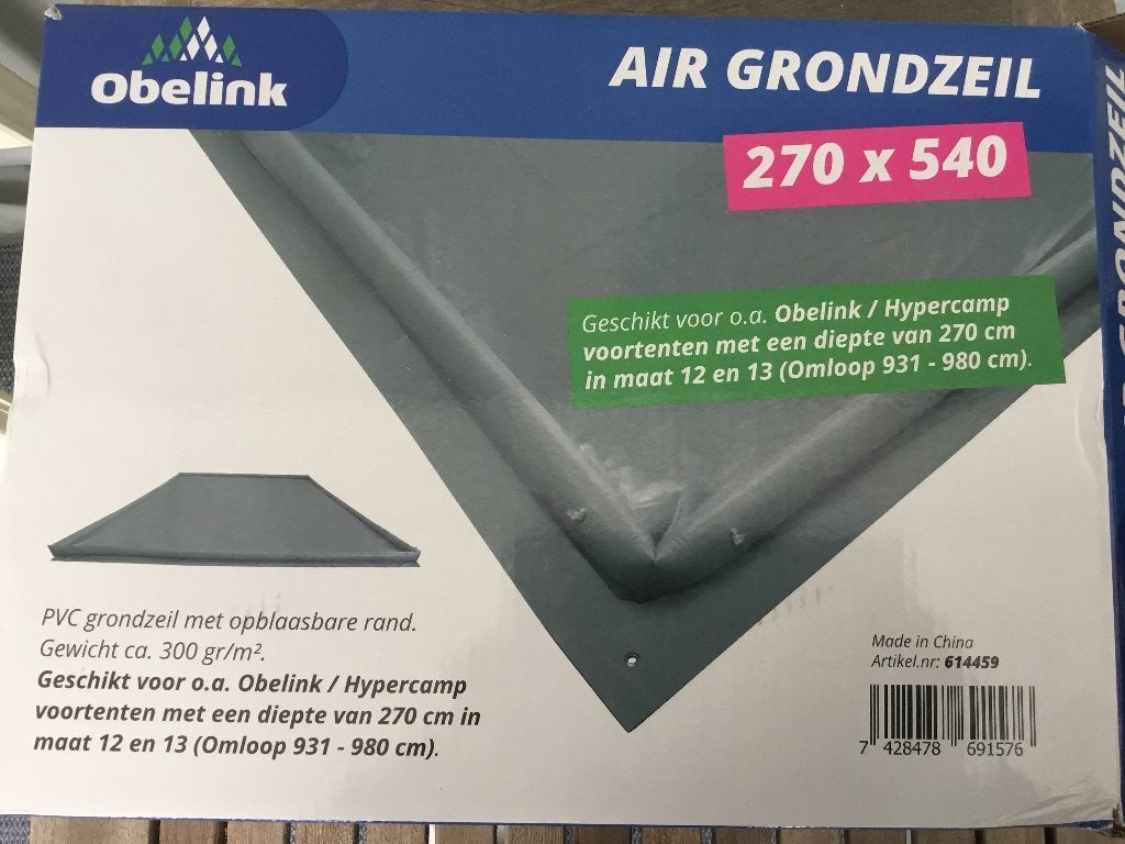 Air Grondzeil met opblaasbare rand, Ophalen of Verzenden, Nieuw