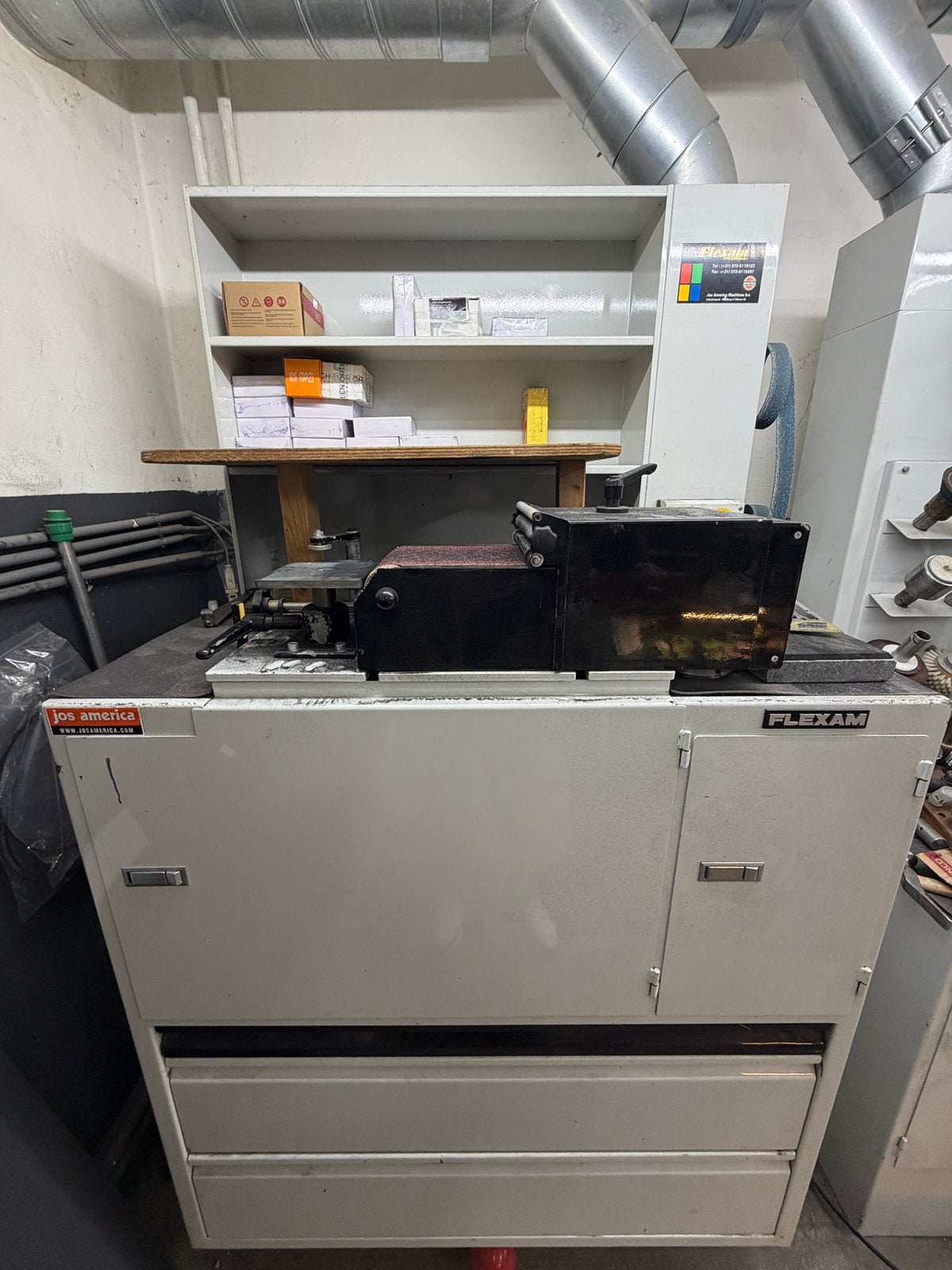 Schoenmakers vlakschuurmachine Flexam, Ophalen, Gebruikt, 1200 watt of meer, Vlakschuurmachine