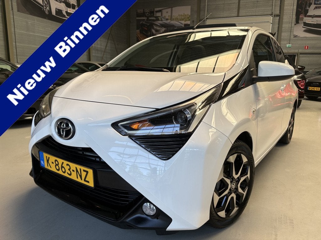 Toyota Aygo 1.0 VVT-i x-joy Airco, Cruise, Cabrio, Carplay N, Auto's, Toyota, Voorwielaandrijving, Stof, Gebruikt, Euro 6