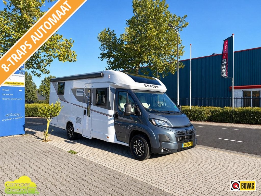 Rapido 696 FF ZEER COMPLEET, Caravans en Kamperen, Automaat, Boiler, Fiat, Bedrijf