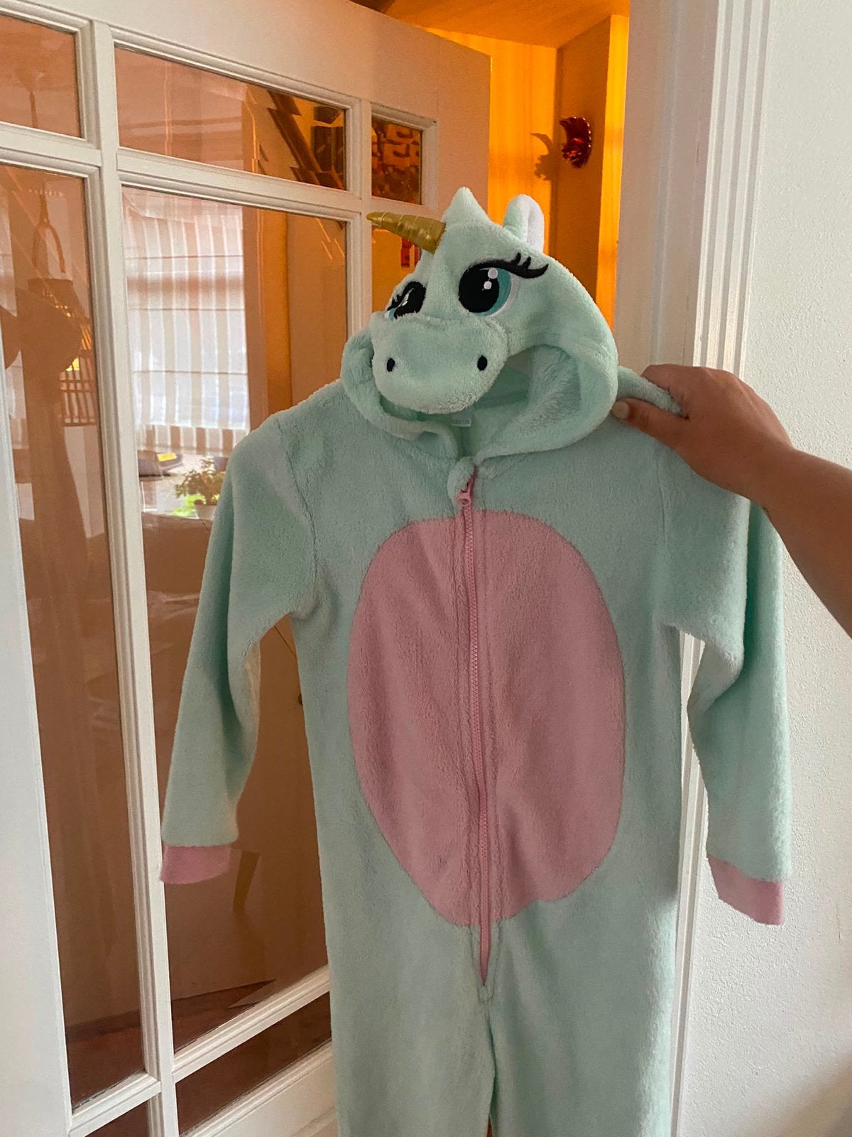 Eenhoorn Onesie Maat 122/128 - Comfortabel en Speels, Ophalen, Gebruikt, 122 t/m 128, Jongen of Meisje