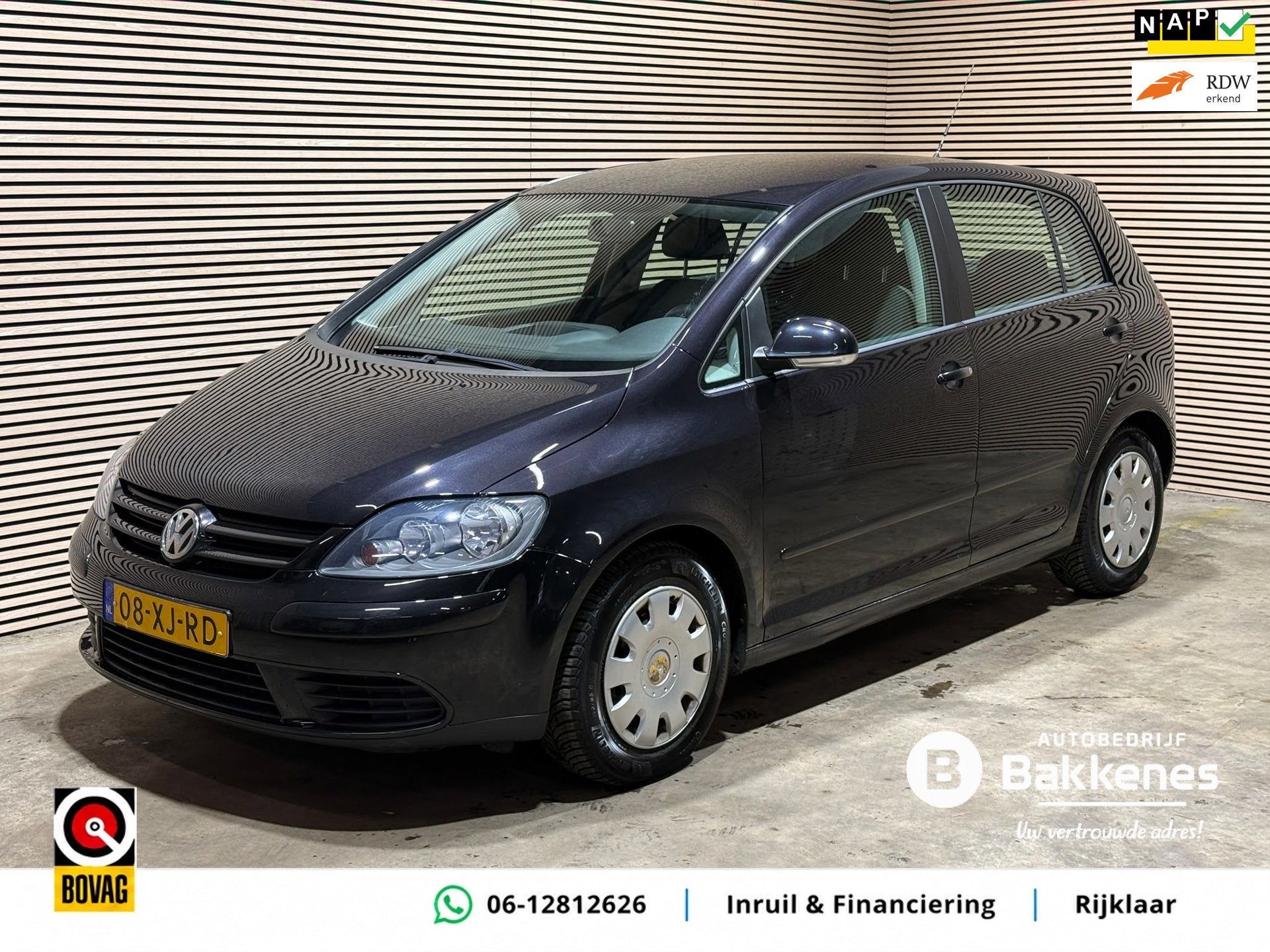 Volkswagen Golf Plus 1.6 FSI Optive 3 | Automaat | Airco | T, Stof, Gebruikt, 4 cilinders, Verwarmde buitenspiegels