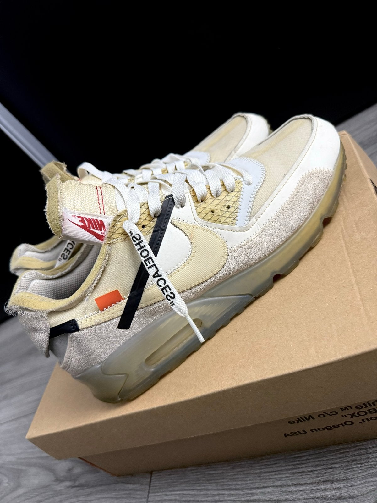 Nike Air Max 90 x Off-White "The Ten", Kleding | Heren, Schoenen, Overige kleuren, Ophalen of Verzenden, Sneakers of Gympen, Gedragen