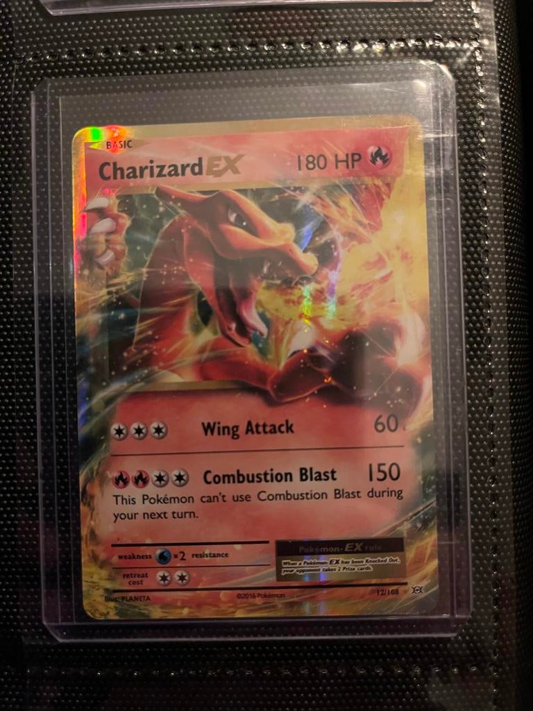 Charizard EX 12/108, Ophalen of Verzenden, Nieuw, Losse kaart, Foil
