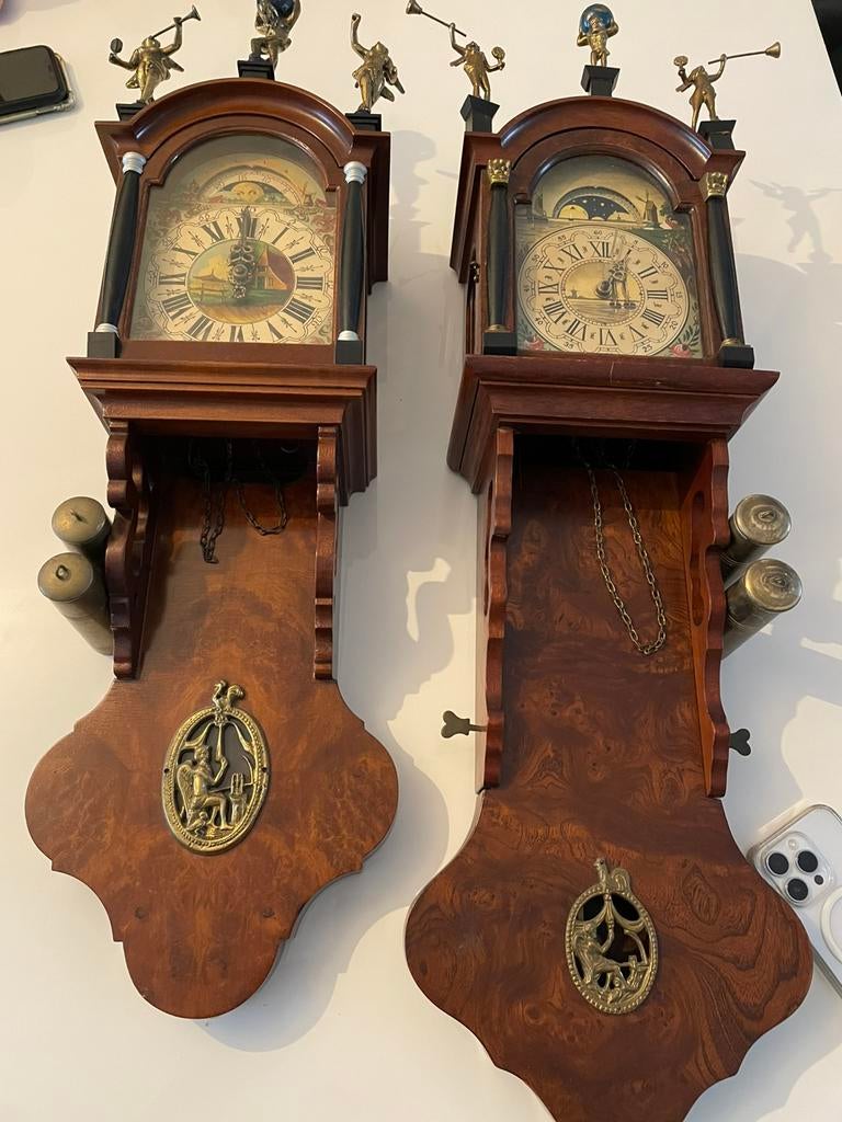 2 Friese klokken compleet, Antiek en Kunst, Ophalen of Verzenden