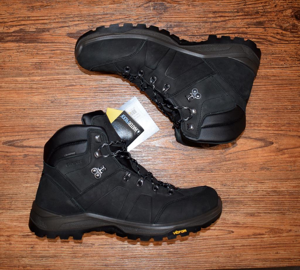 GRISPORT - leren wandelschoen Utah Mid Black - maat 45, Kleding | Heren, Schoenen, Nieuw, Wandelschoenen of Bergschoenen, Zwart