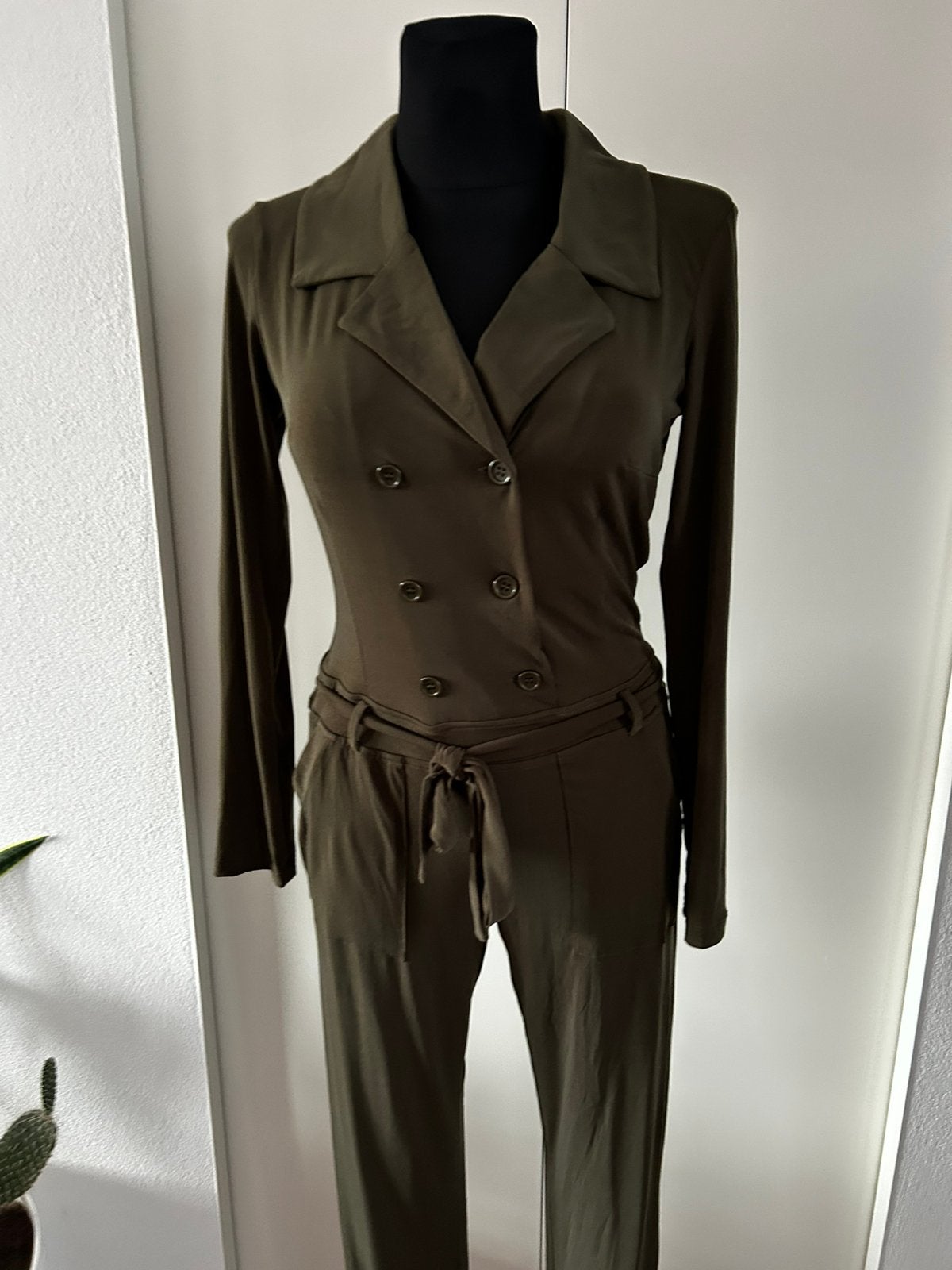 Jumpsuit army look maat S, Ophalen of Verzenden, Nieuw, Maat 36 (S), Groen