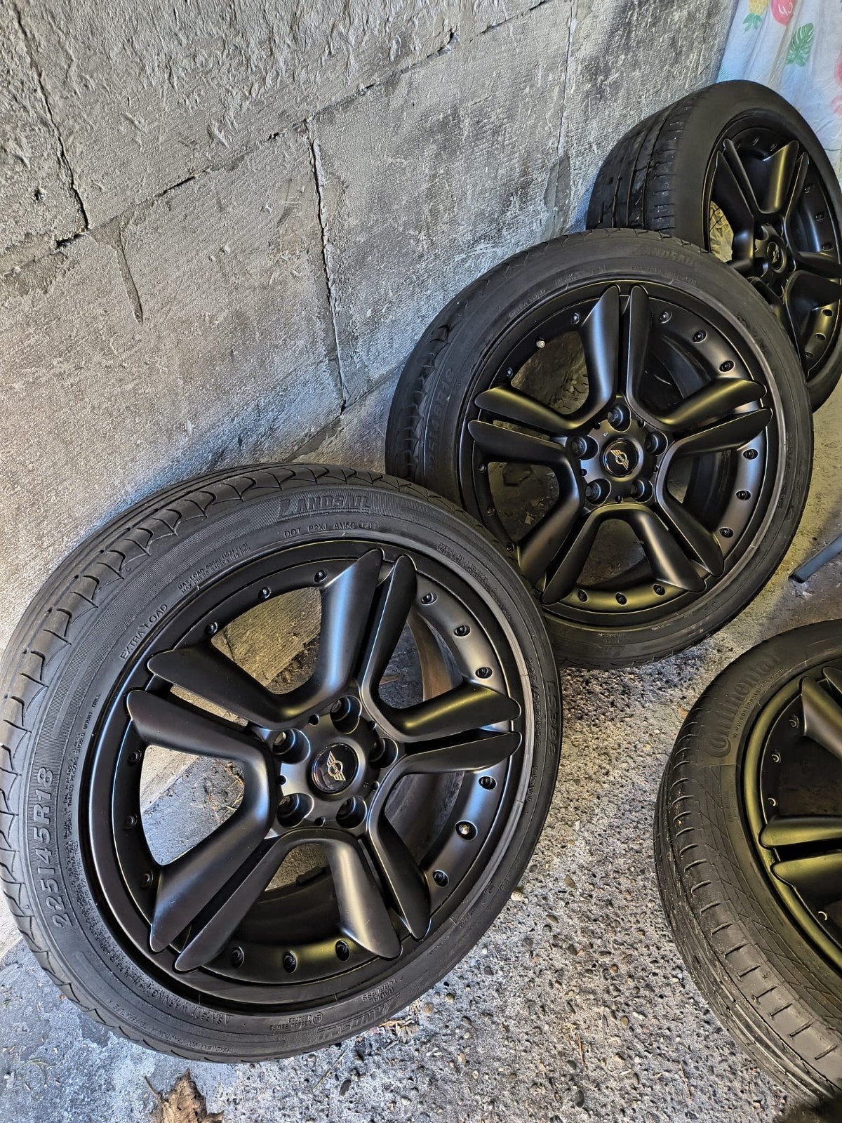 Mini velgen 18 inch banden 5x120 Countryman s velgen Cooper, Ophalen, Zo goed als nieuw