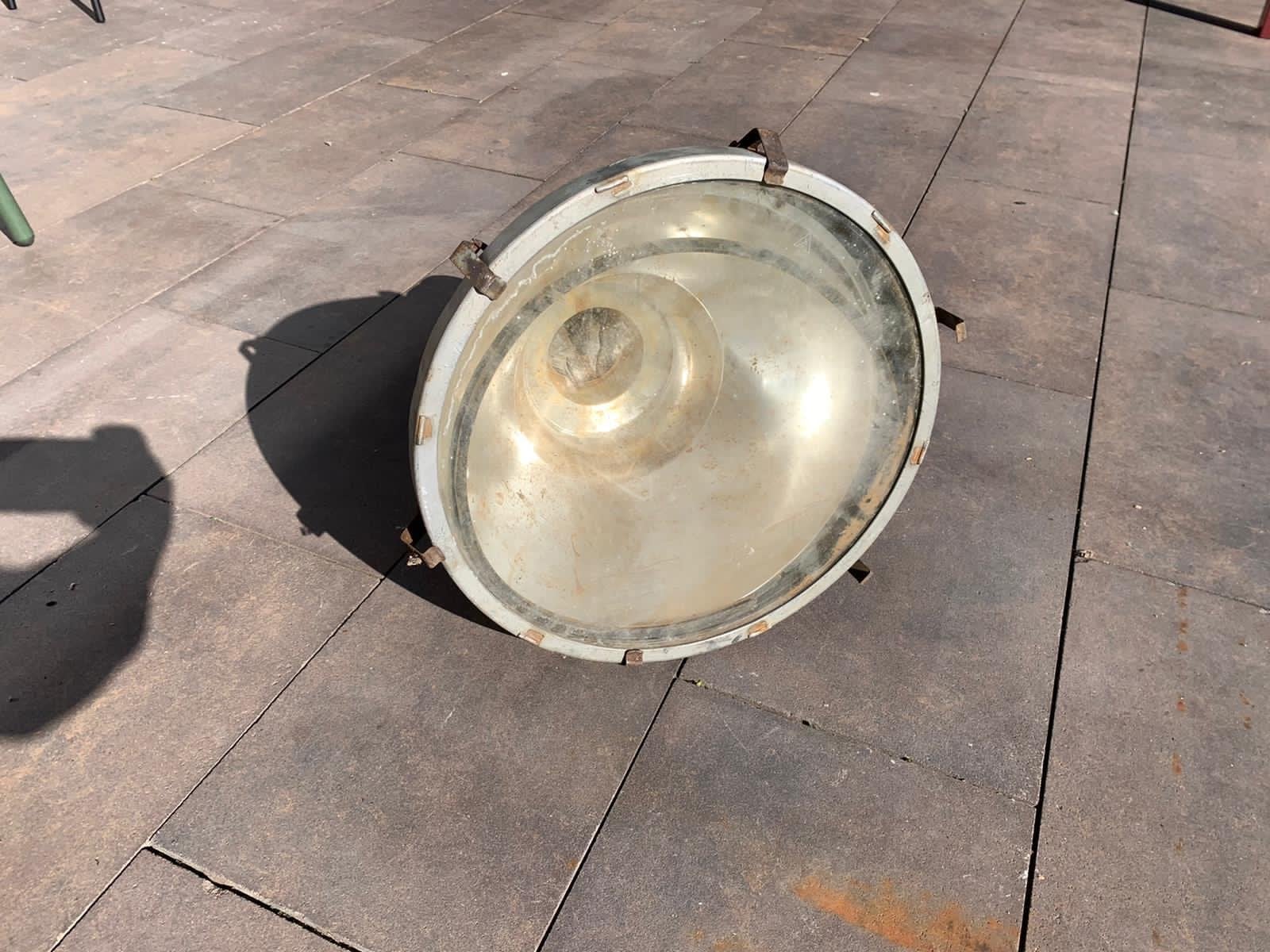 Vintage Industriële Hanglamp - Grote Fabriekslamp, Ophalen
