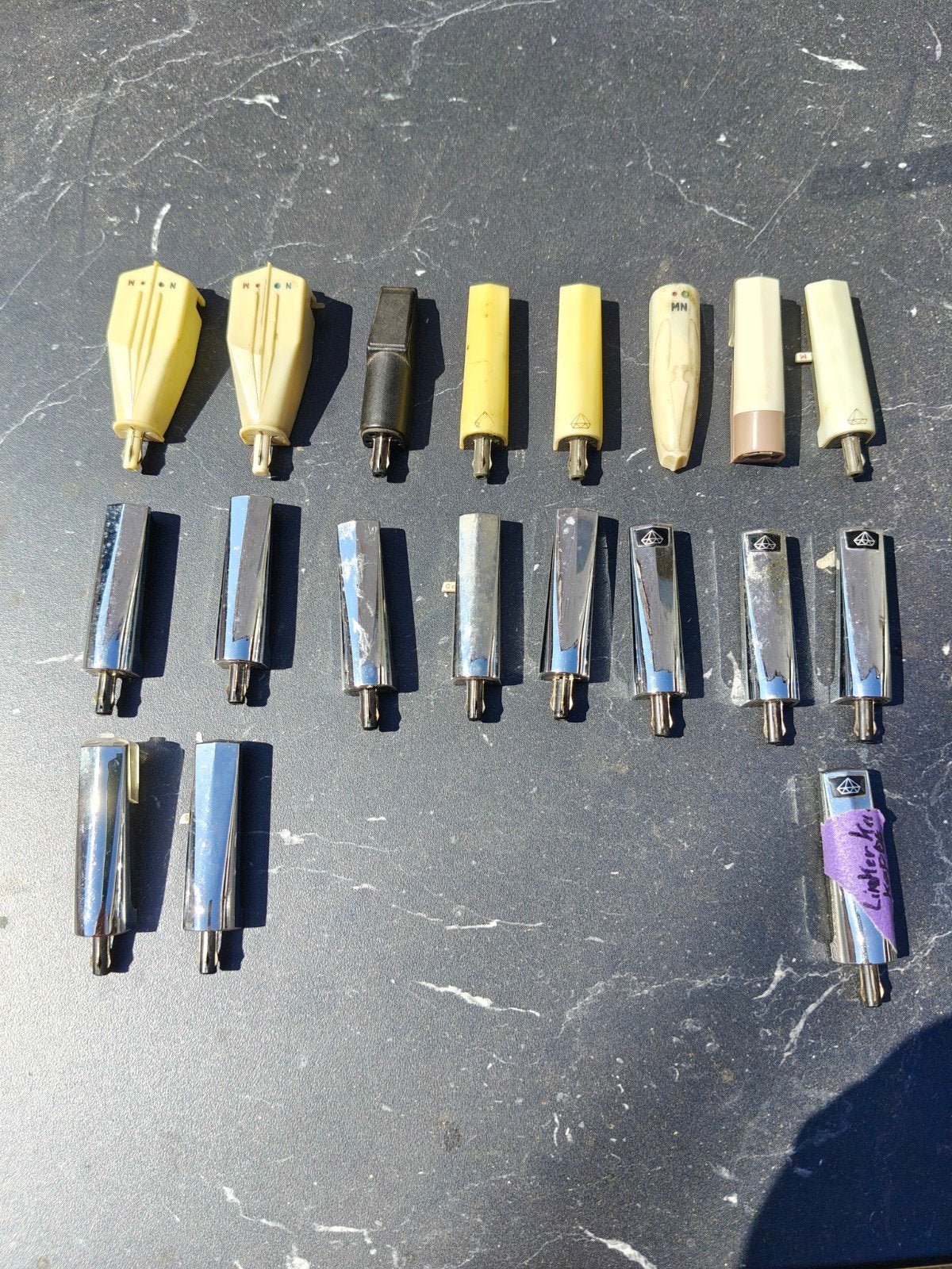 19 Philips Headshells, Audio, Tv en Foto, Ophalen of Verzenden, Gebruikt