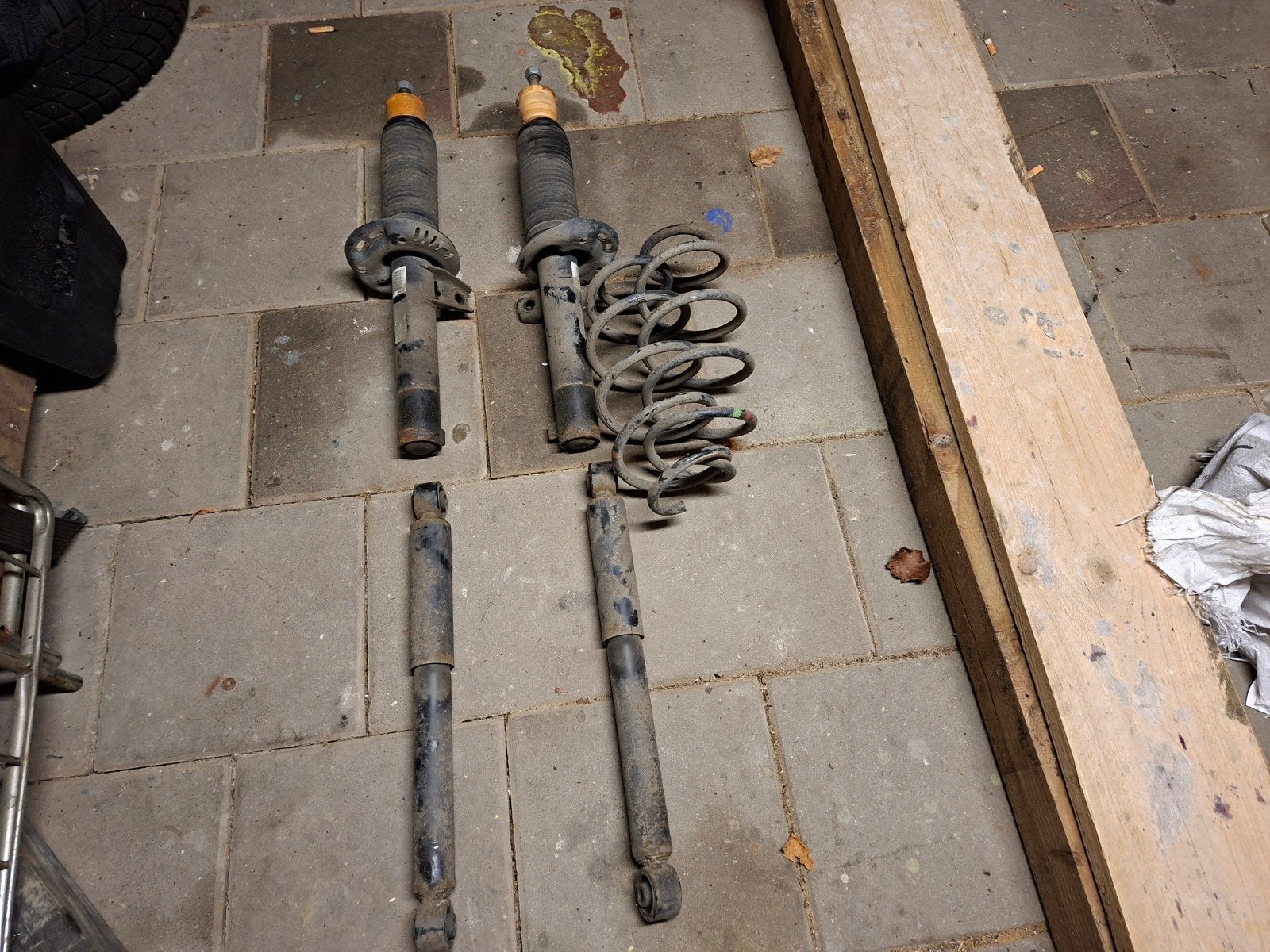 origenele schokbrekers vw caddy voor en achter, Ophalen of Verzenden