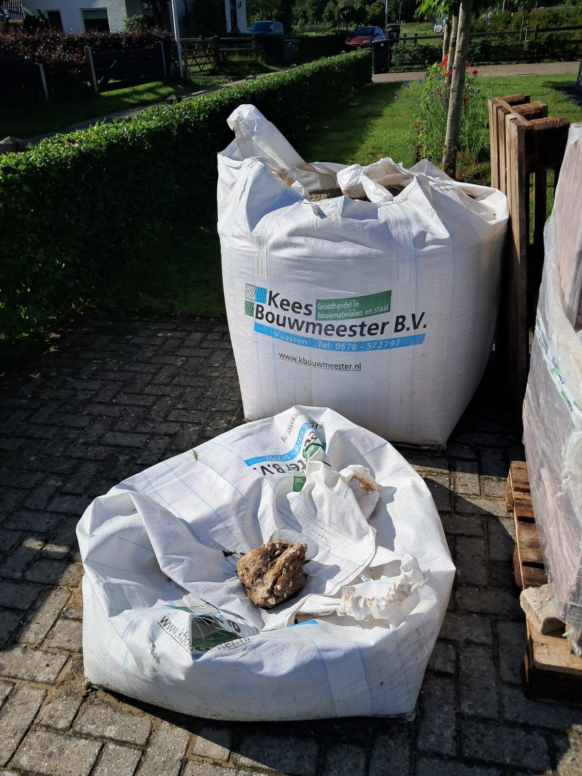 1,1 kuub zand grind voor cement draaien, Ophalen, Ophoogzand