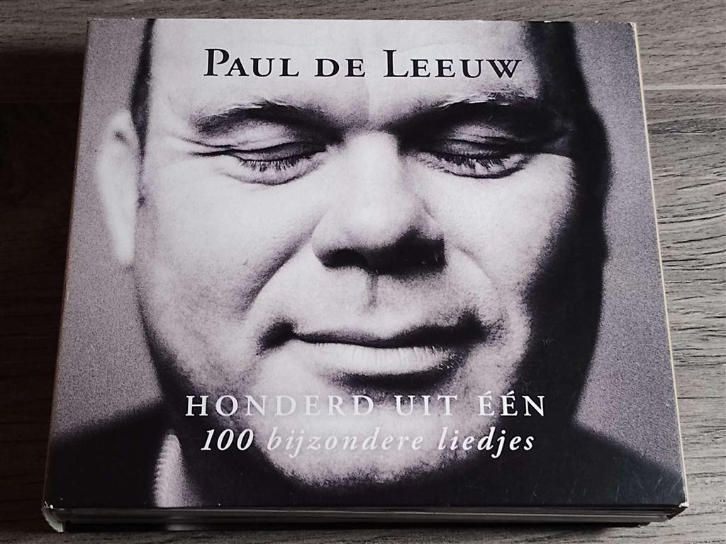 Paul de Leeuw ‎– Honderd Uit Eén [100 Bijzondere Liedjes], Ophalen of Verzenden, Zo goed als nieuw, Levenslied of Smartlap