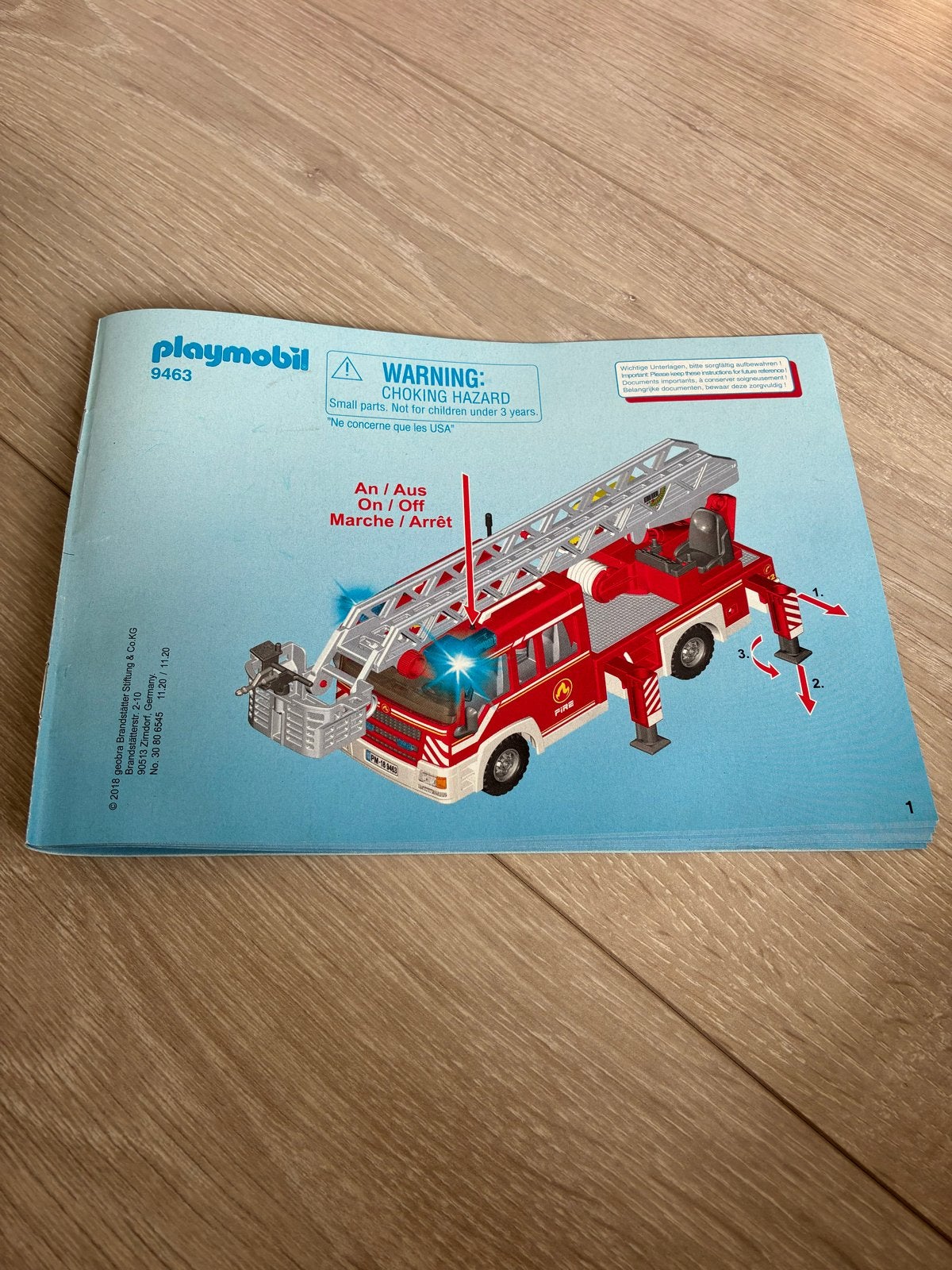Playmobil Brandweerwagen met Licht en Geluid (9463), Ophalen, Zo goed als nieuw