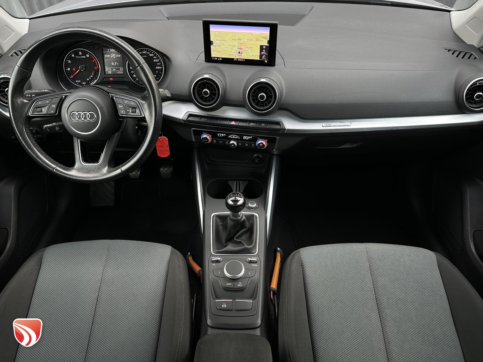 Audi Q2 1.0 TFSI Design Pro Line 116pk | Navi | Cruise | 1e, Voorwielaandrijving, Stof, Gebruikt, 116 pk