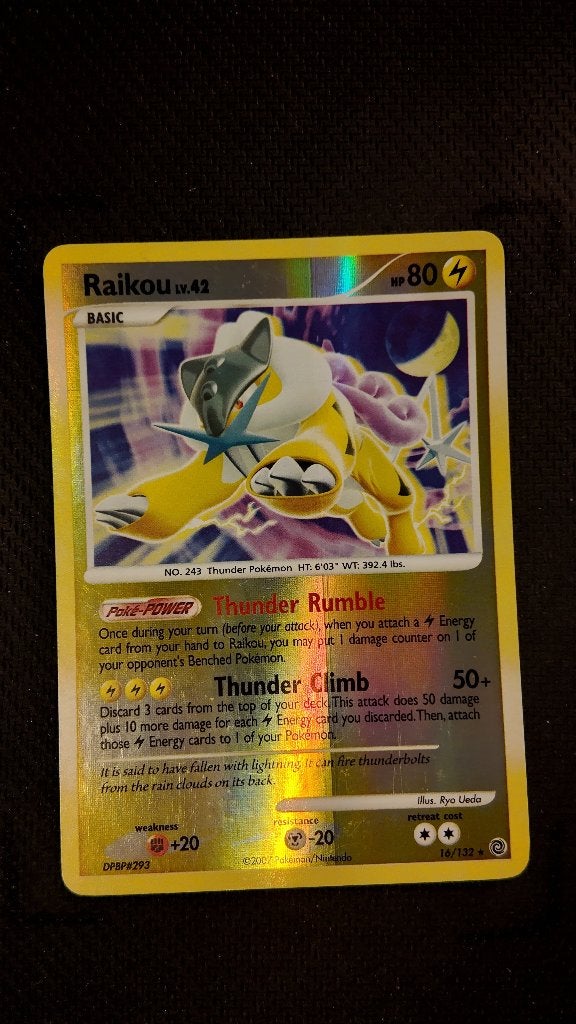 Raikou 2 16 Secret Wonders | Pokemon kaart, Ophalen, Zo goed als nieuw, Losse kaart, Foil