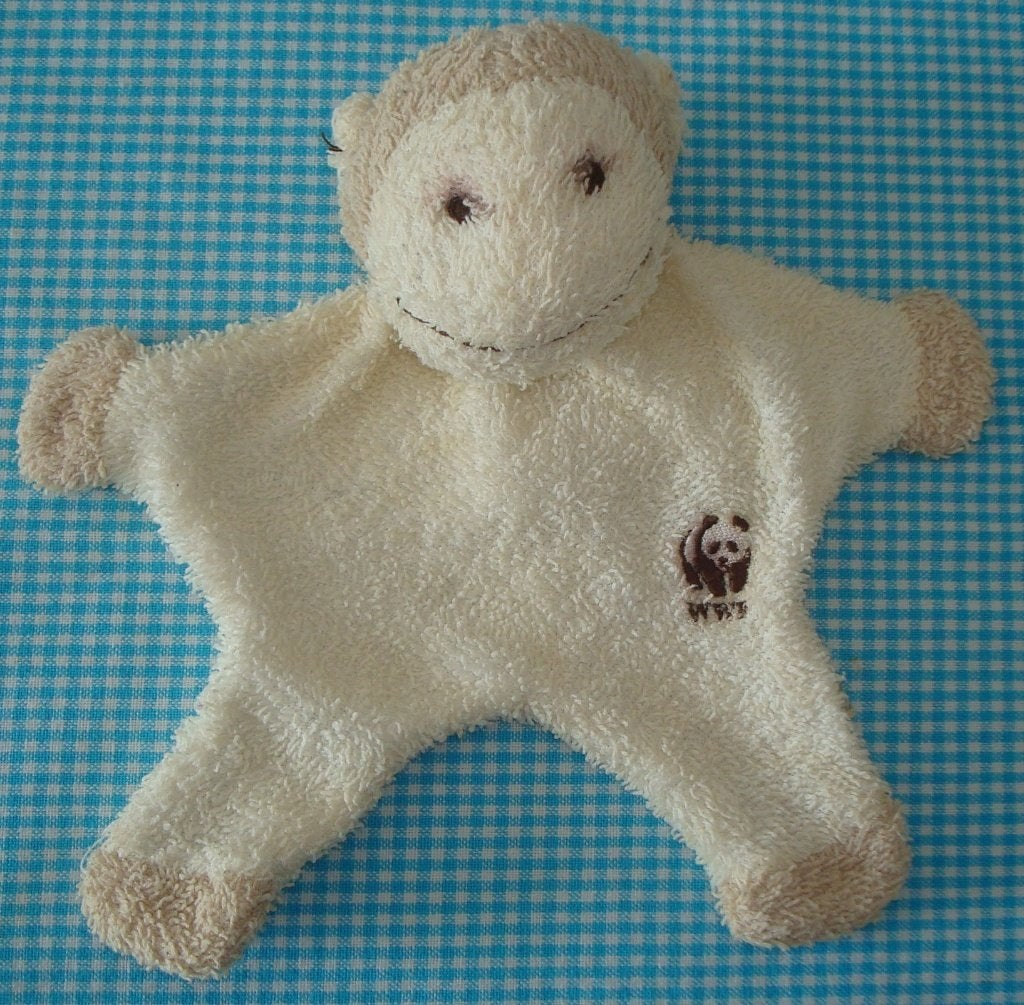 ANNA Club Pluche knuffeldoekje AAP badstof WWF, Gebruikt, Ophalen of Verzenden, Met label, Anna Club Plush