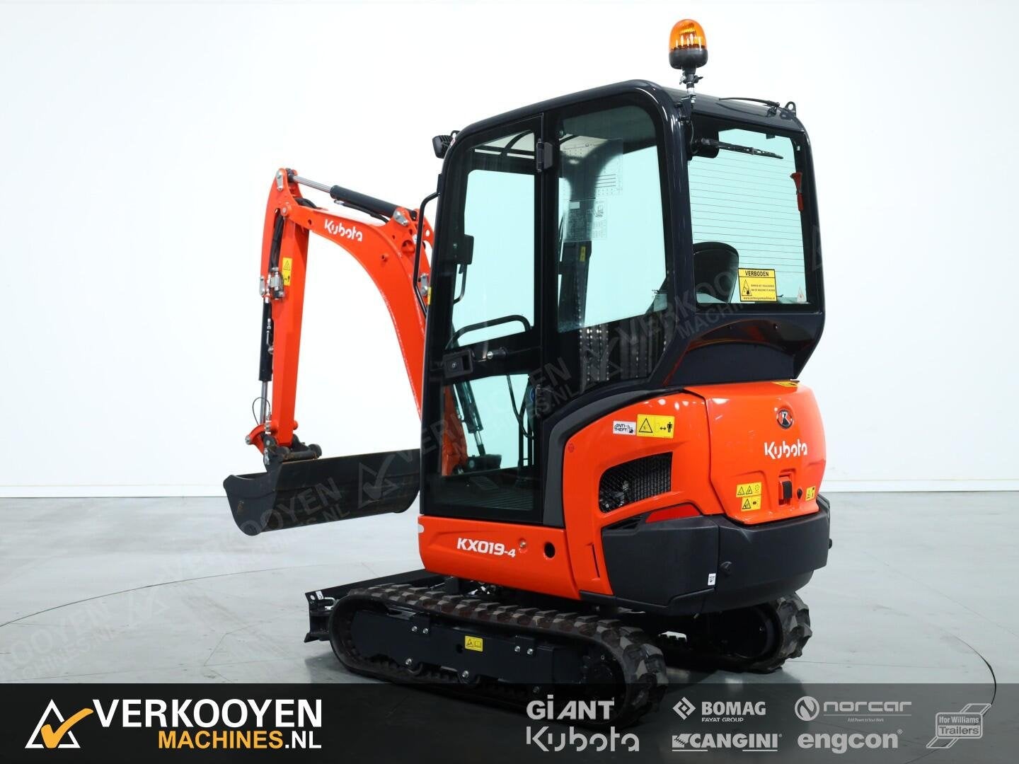 2025 Kubota KX019-4 VK10829 Minigraver 12uur, Graafmachine