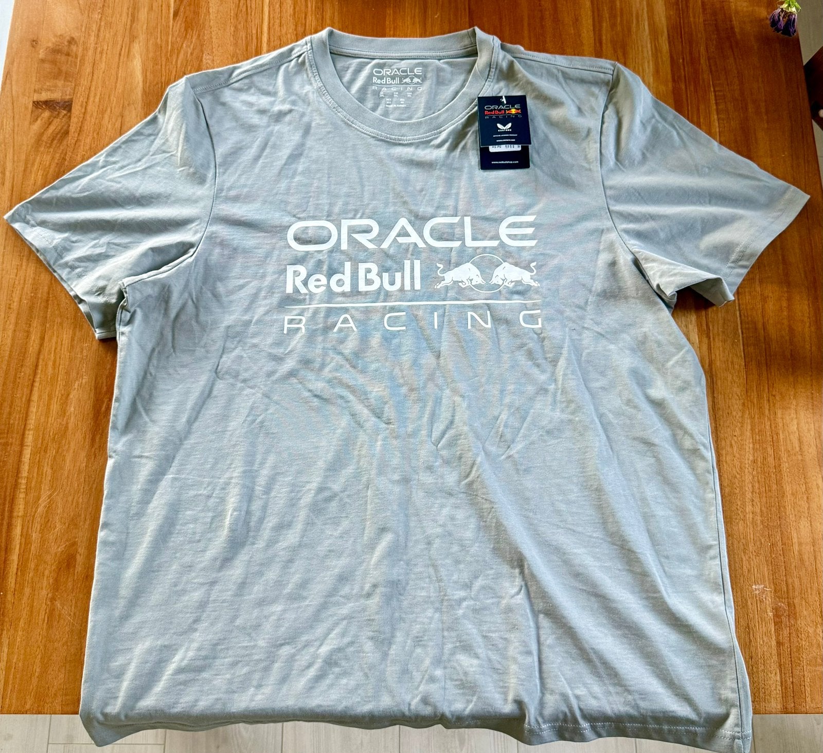 Oracle Red Bull Racing T-shirt (Core Tee) merk Castore XXXL, Castore, Overige maten, Ophalen of Verzenden, Grijs