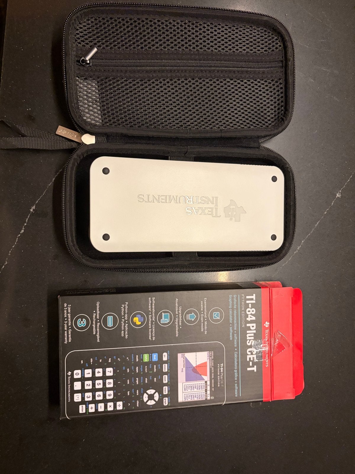 Texas Instruments TI-84 plus CE-T Python + Case, Ophalen of Verzenden, Grafische rekenmachine, Nieuw