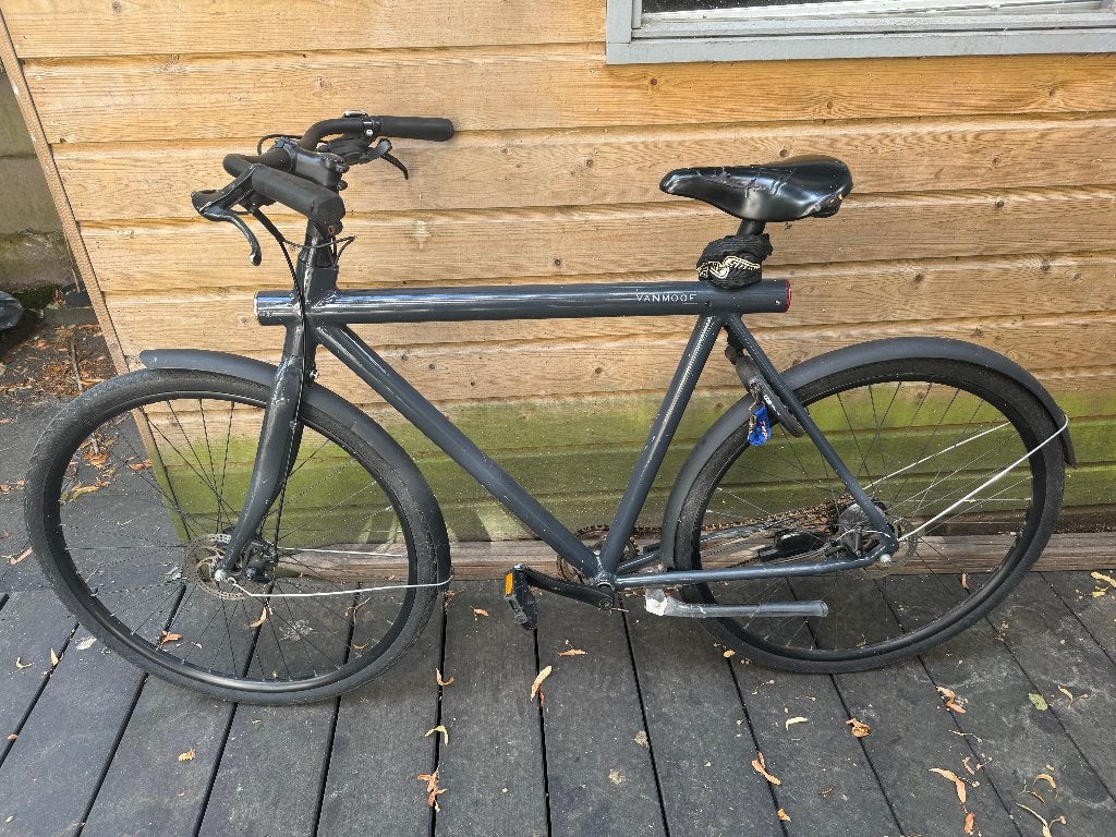 Herenfiets Van Moog 8 versnellingen niet electrisch, Gebruikt, Versnellingen, Schijfrem, Ophalen