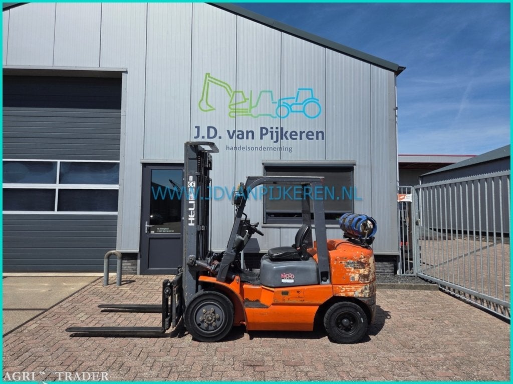 Heli CPQD35H 3.5t LPG triplex5.4m+sideshift+4xhydrauliek, LPG, 3000 tot 4000 kg, Heli, Heftruck