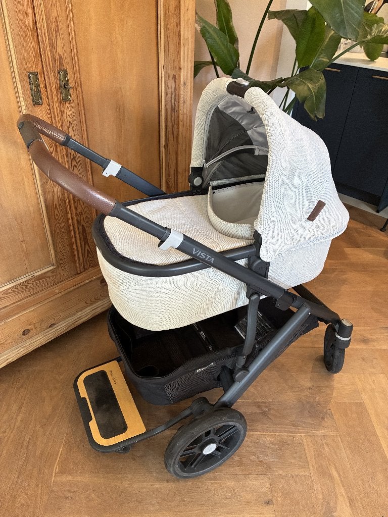 UPPAbaby Vista V2 met meerijdplankje, Gebruikt, Duowagen, Ophalen, Kinderwagen
