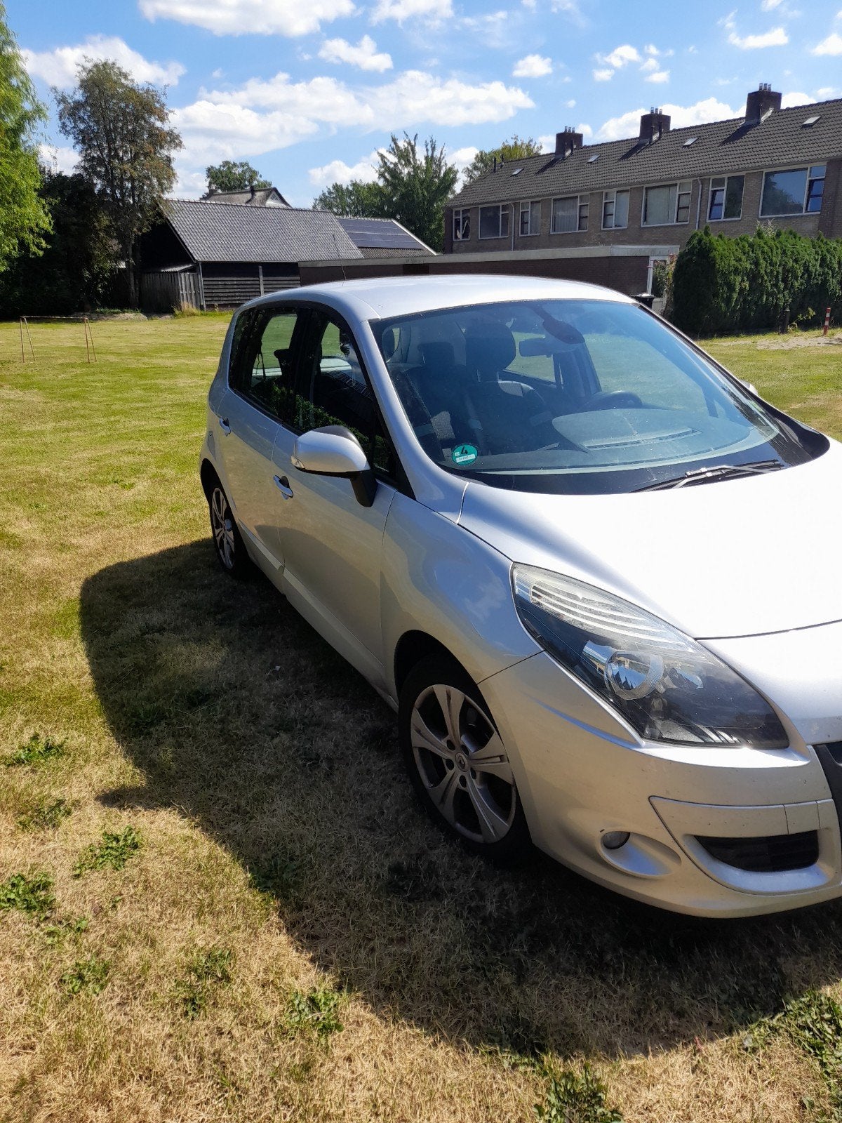 Renault Scénic 1.4 TCE 96KW 2011 Grijs, Achterwielaandrijving, 4 cilinders, Leder en Stof, Airbags