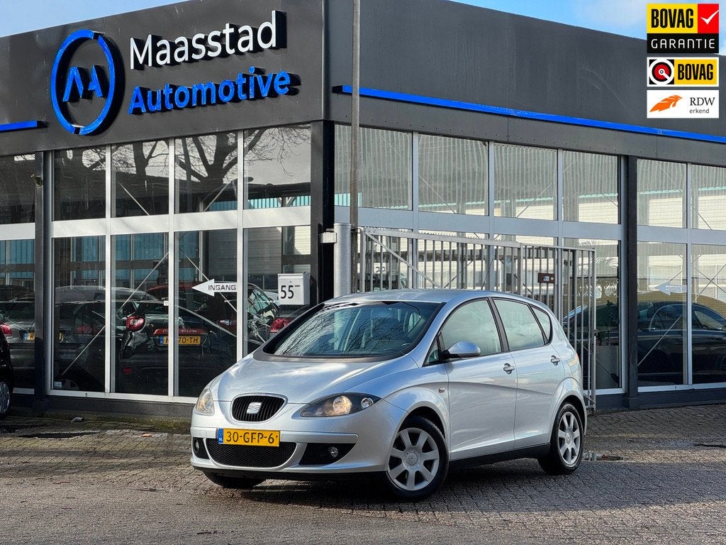 Seat Altea 1.6 Sportrider 5drs airco cruise keurige voertuig, Gebruikt, 1295 kg, 4 cilinders, Metallic lak