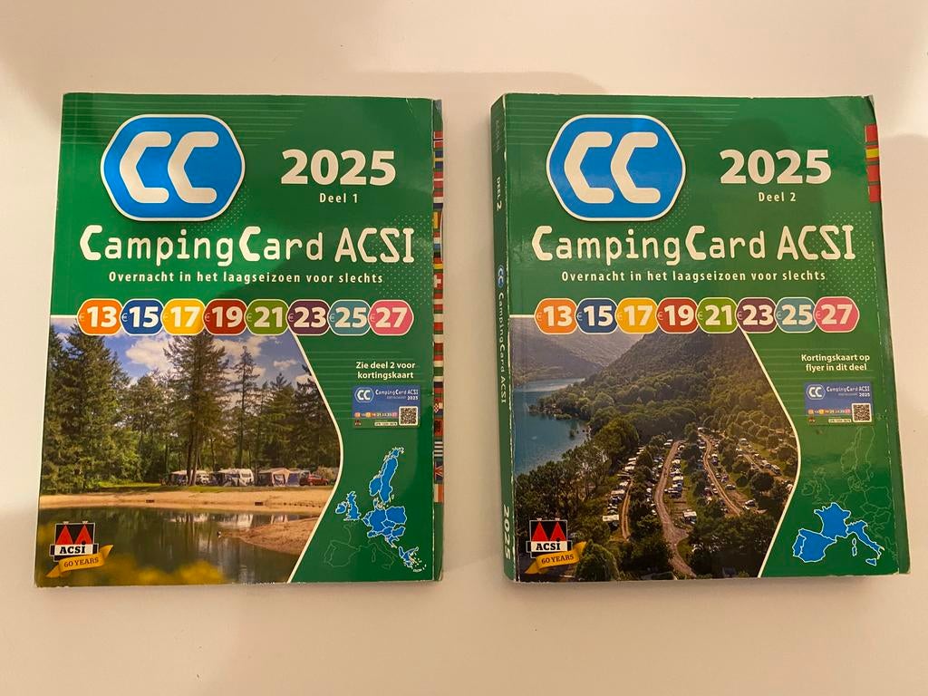 Camping gidsen europa ACSI 2025, Overige merken, Europa, Ophalen of Verzenden, Zo goed als nieuw