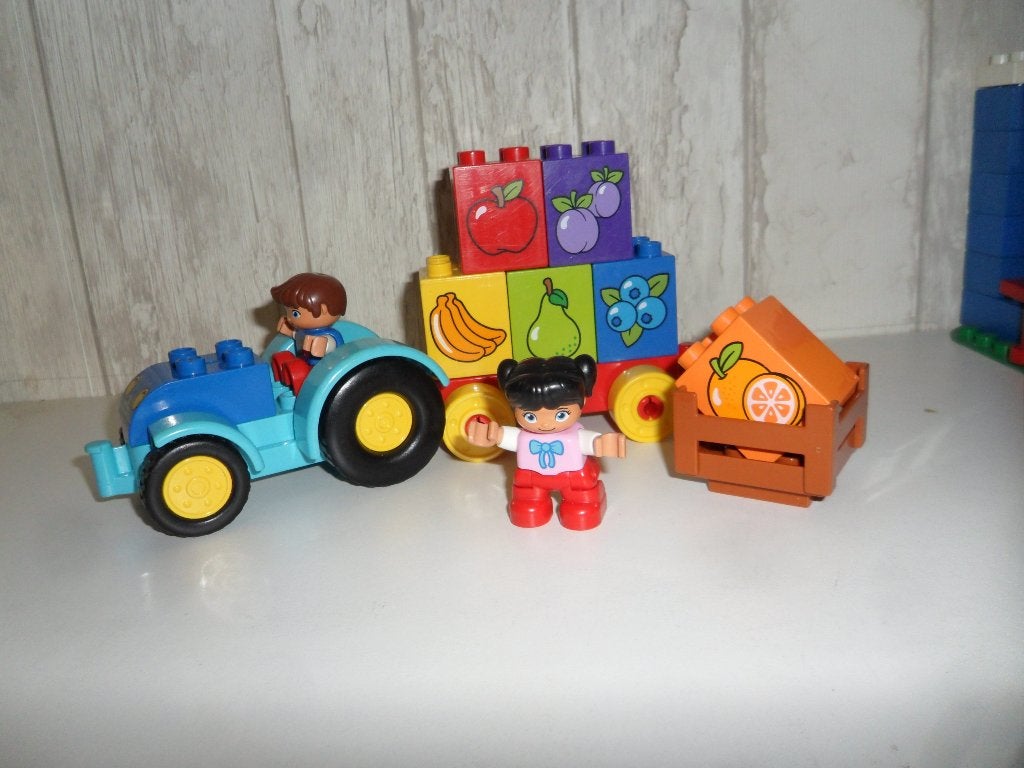 Duplo Mijn eerste tractor, Ophalen of Verzenden, Zo goed als nieuw, Compleet, Duplo