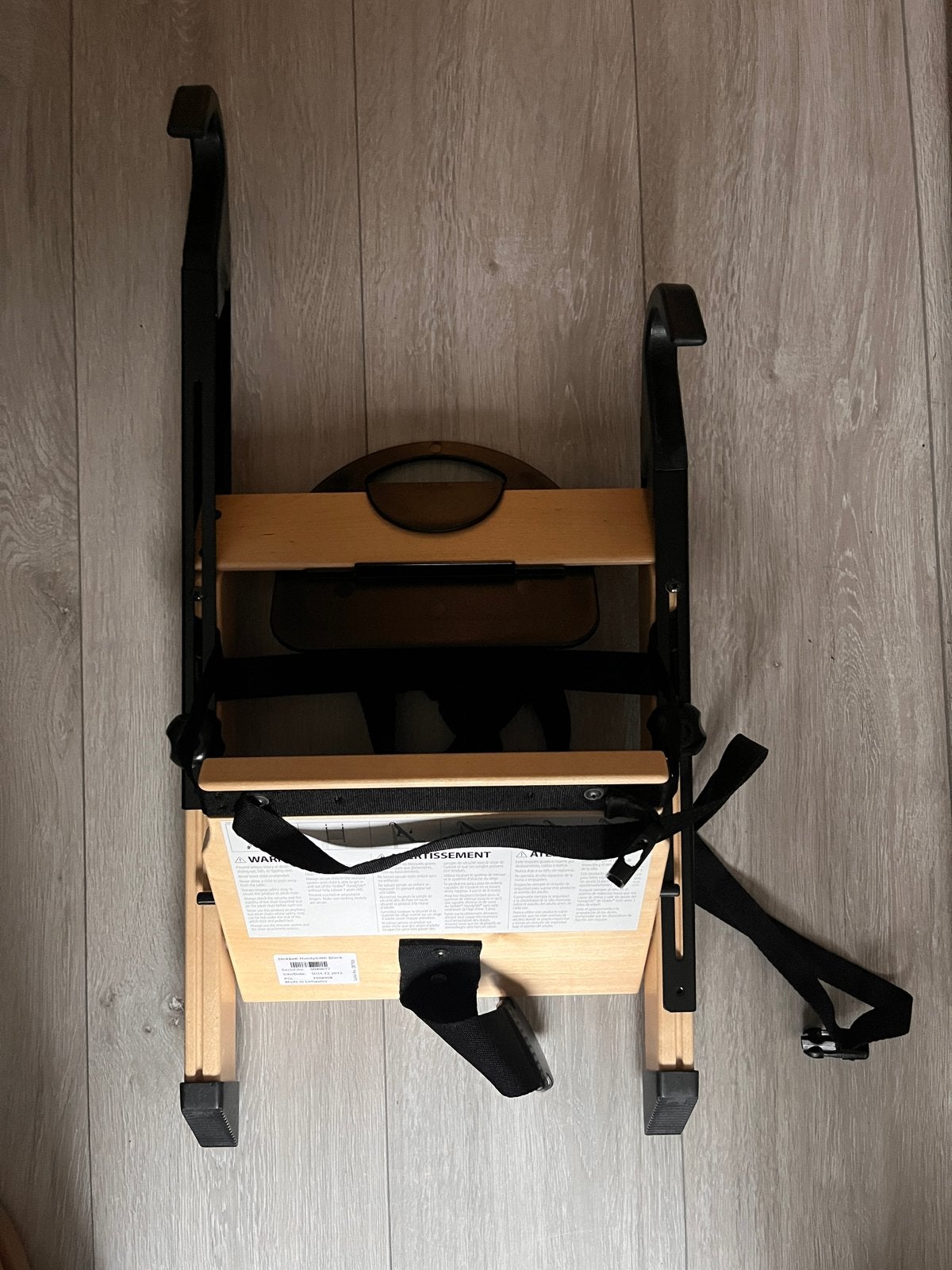Stokke Handysitt Draagbare Kinderstoel met Kussen, Ophalen, Zo goed als nieuw, Overige typen, Gordel(s)