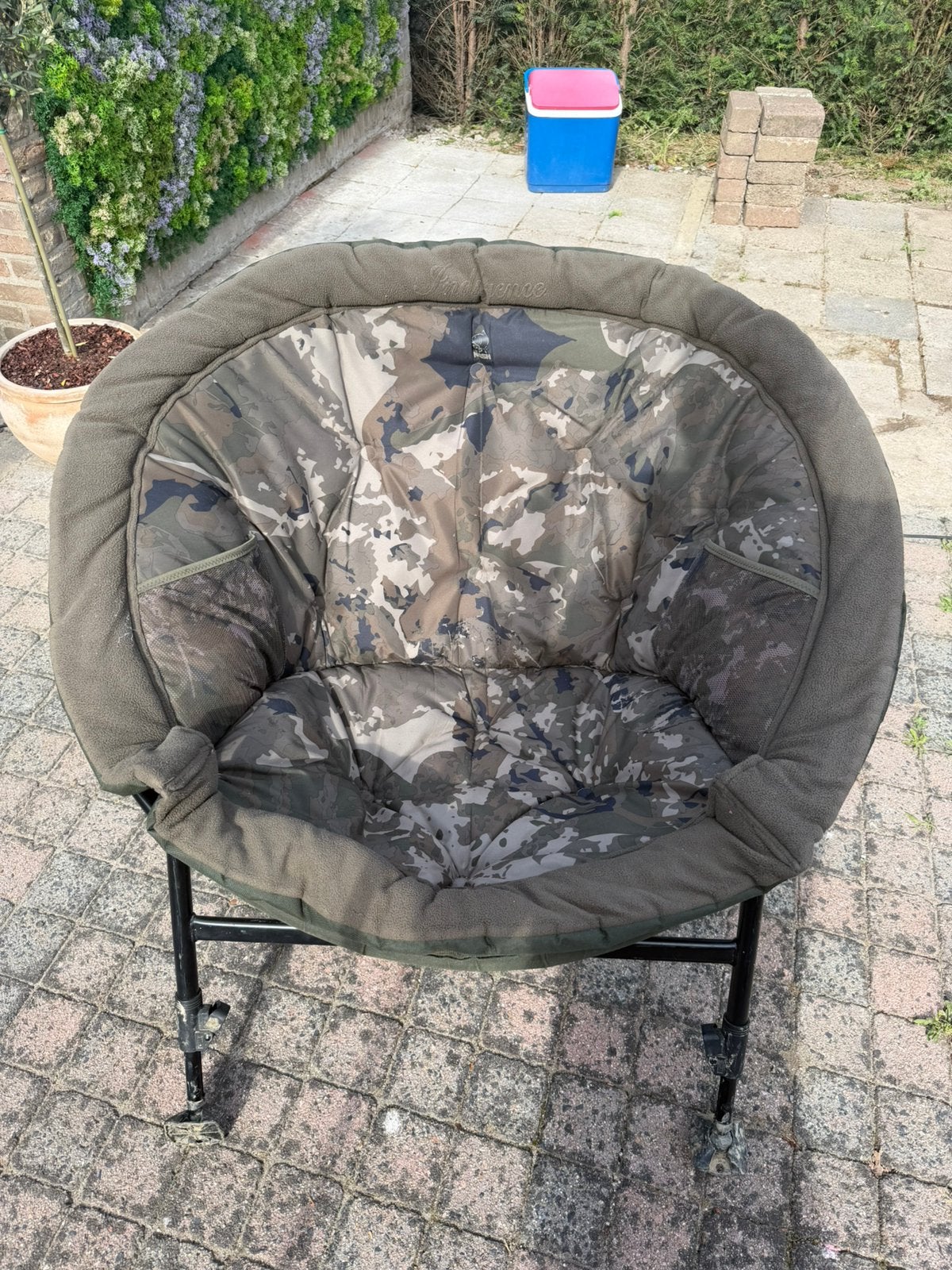 NASH INDULGENCE MOON CHAIR DELUXE, Watersport en Boten, Hengelsport | Karpervissen, Ophalen, Zo goed als nieuw, Overige typen
