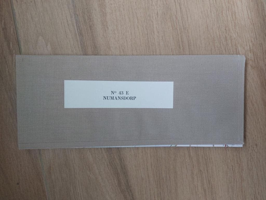 43E Numansdorp Piershil Haringvliet Klaaswaal Stafkaart 1968, Boeken, Atlassen en Landkaarten, Topografische Dienst Nederland