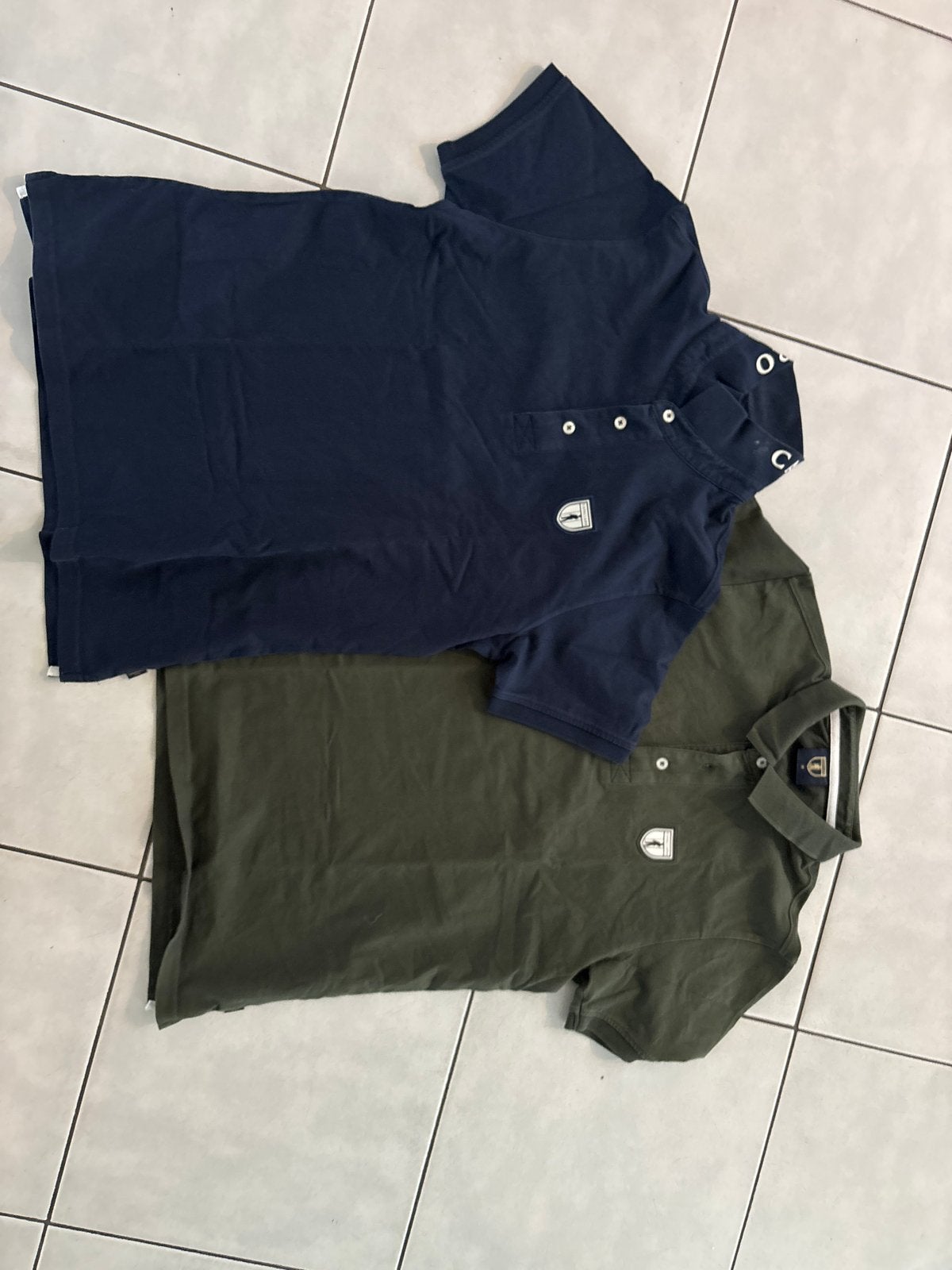2 Cavallaro Napoli polo's heren maat M, Ophalen, Gedragen, Maat 48/50 (M), Blauw