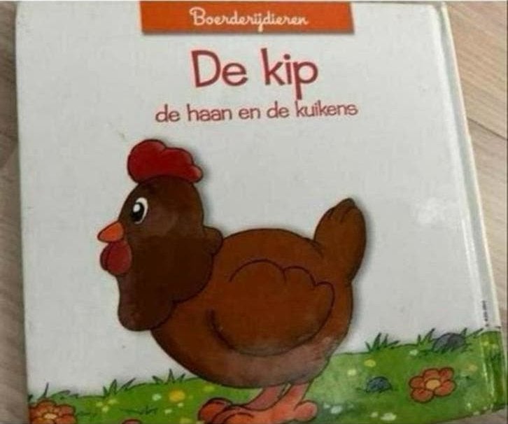 Boerderijdieren: De kip, de haan en de kuikens, Ophalen of Verzenden, Gelezen
