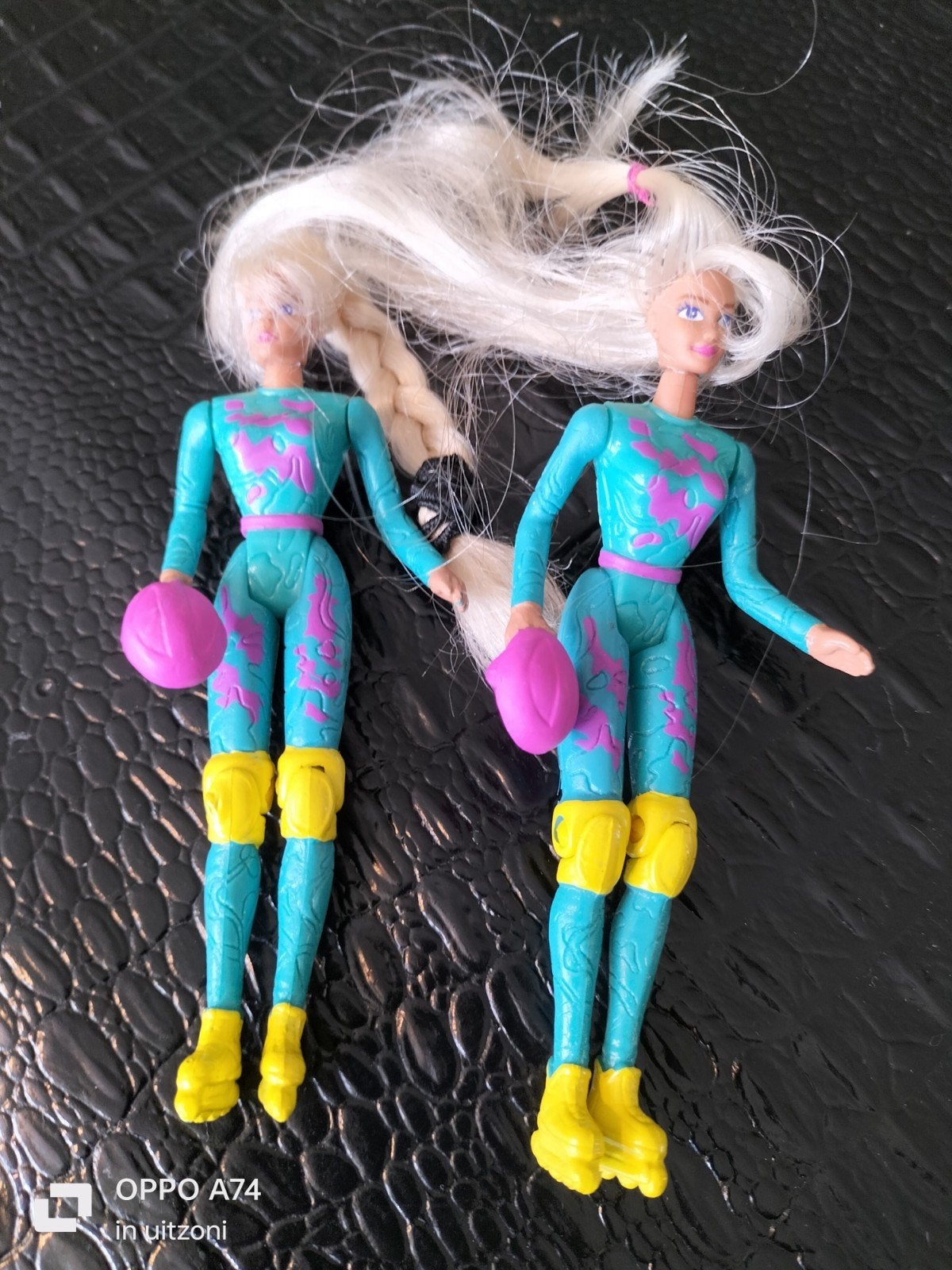 2 Skate Popjes - Vintage Speelgoed, Ophalen of Verzenden, Gebruikt, Overige typen