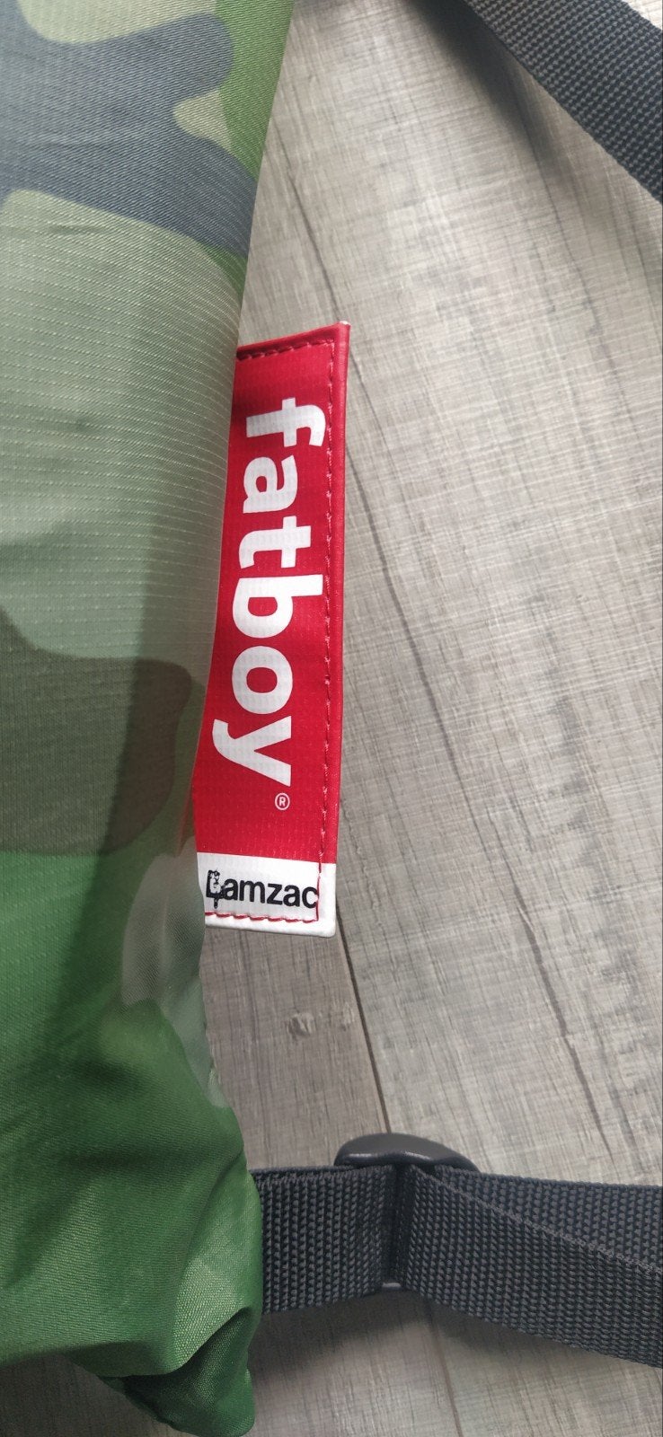 Fatboy Lamzac Luchtbed Camouflage, Ophalen of Verzenden, Zo goed als nieuw, 1-persoons
